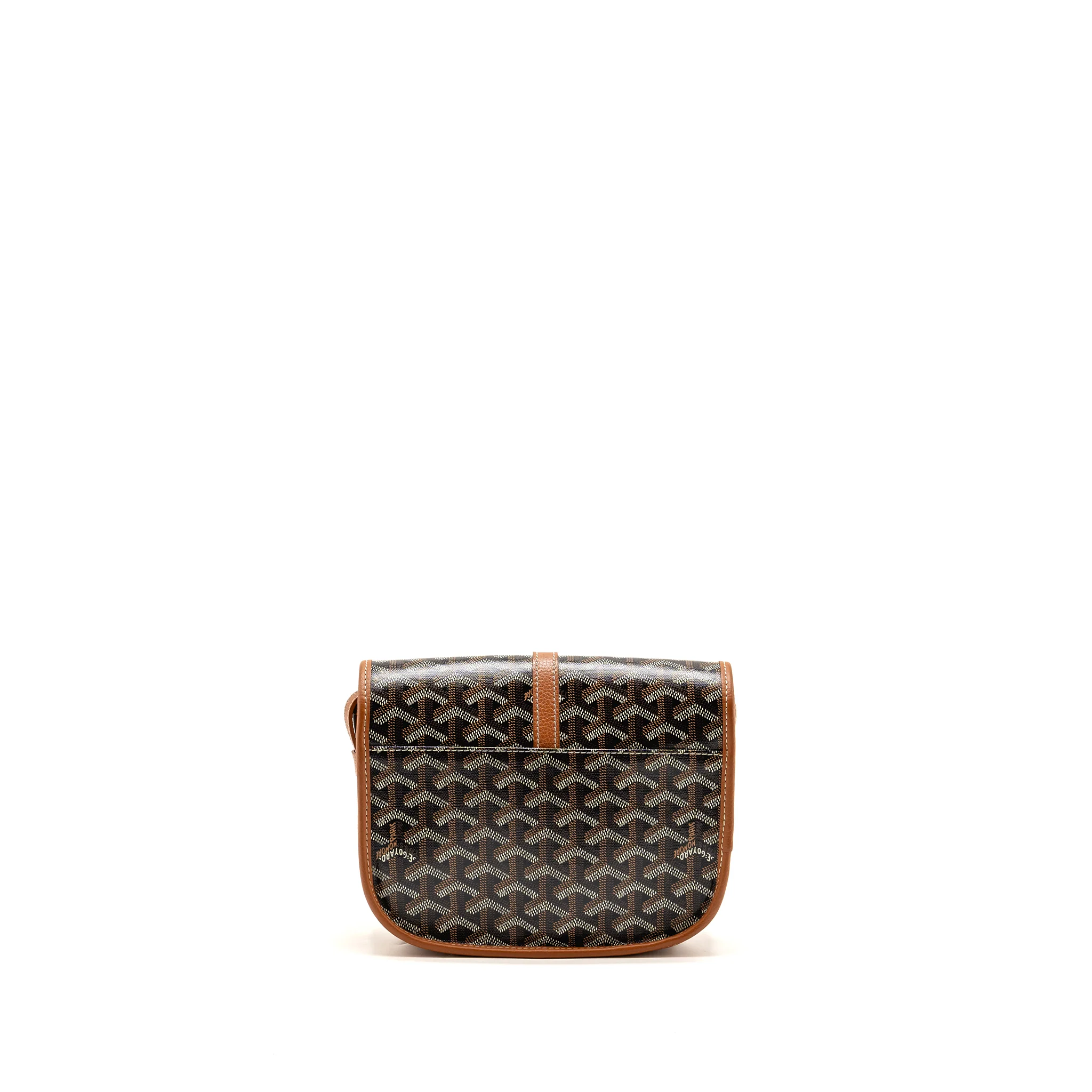 Goyard belvedere pm messenger bag Goyardine canvas/calfskin Tan SHW - Image 2
