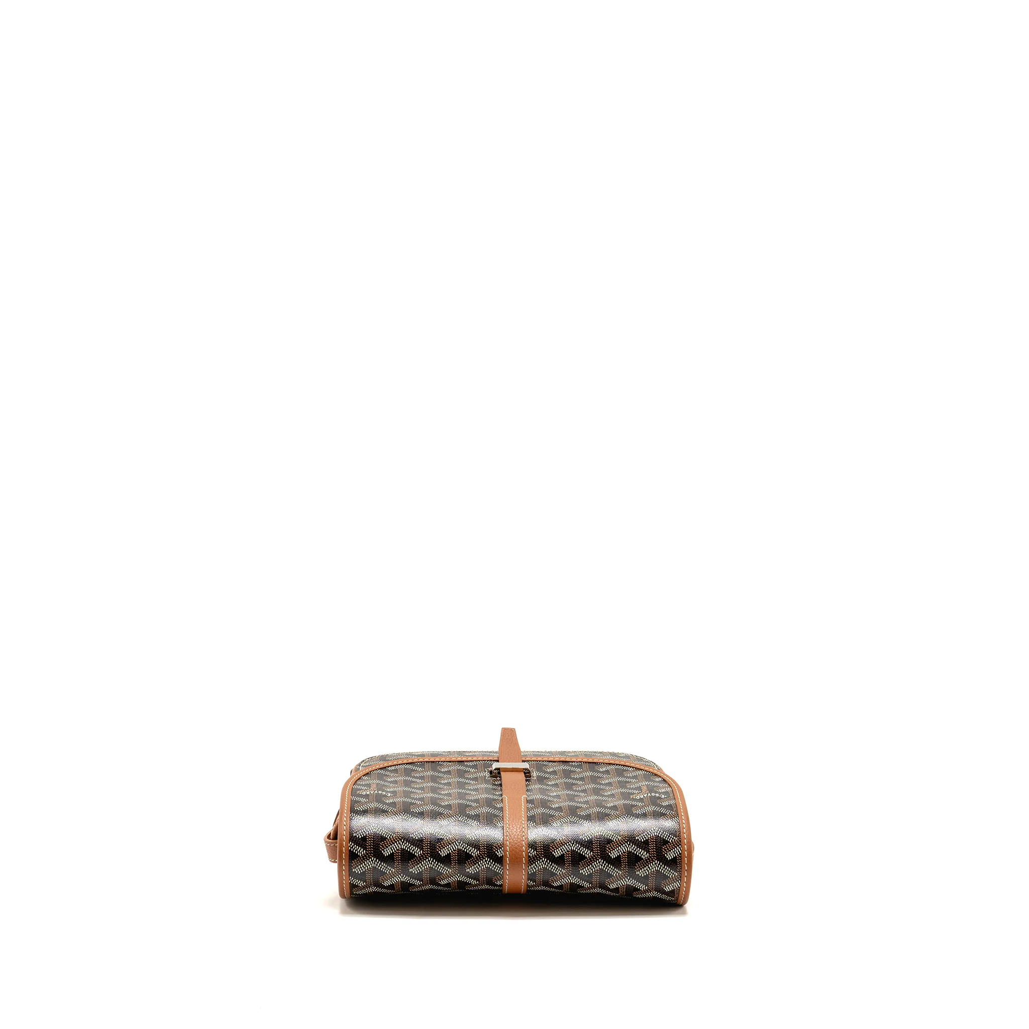 Goyard belvedere pm messenger bag Goyardine canvas/calfskin Tan SHW - Image 5