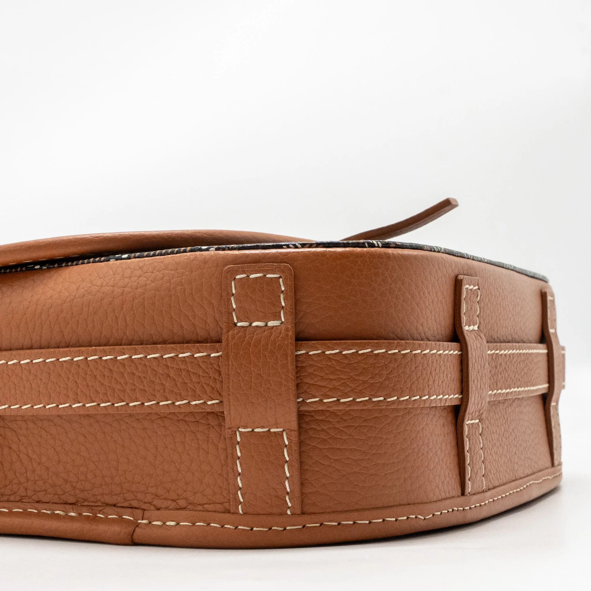 Goyard belvedere pm messenger bag Goyardine canvas/calfskin Tan SHW - Image 7