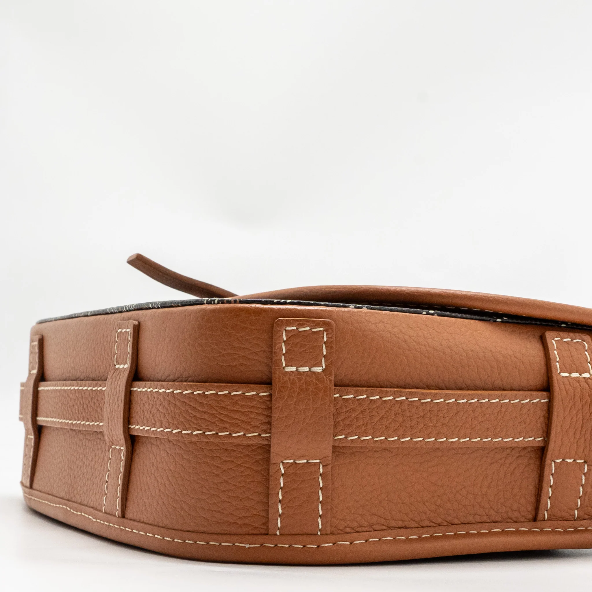 Goyard belvedere pm messenger bag Goyardine canvas/calfskin Tan SHW - Image 8