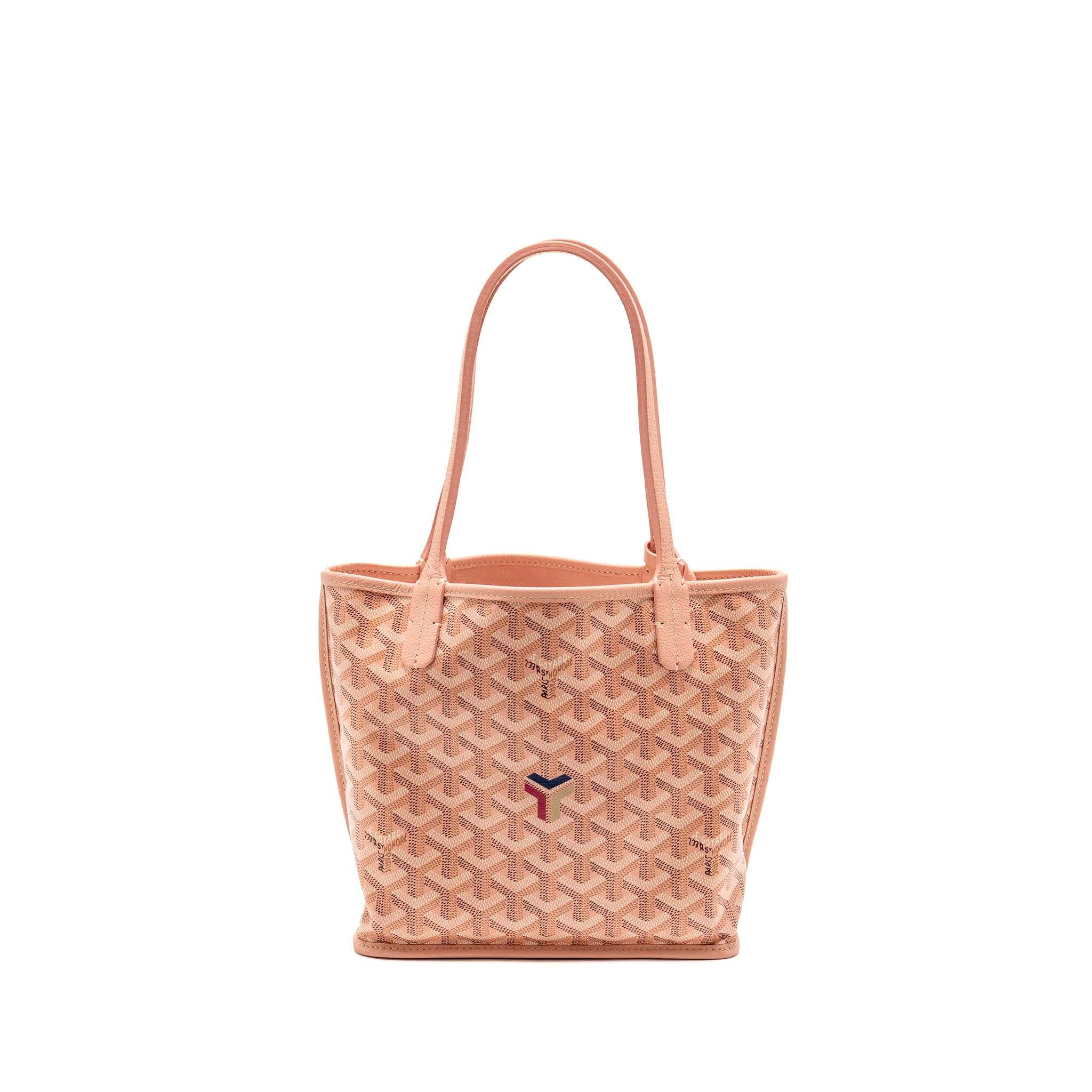 Goyard mini Anjou tote limited edition goyardine canvas rose poudre SHW