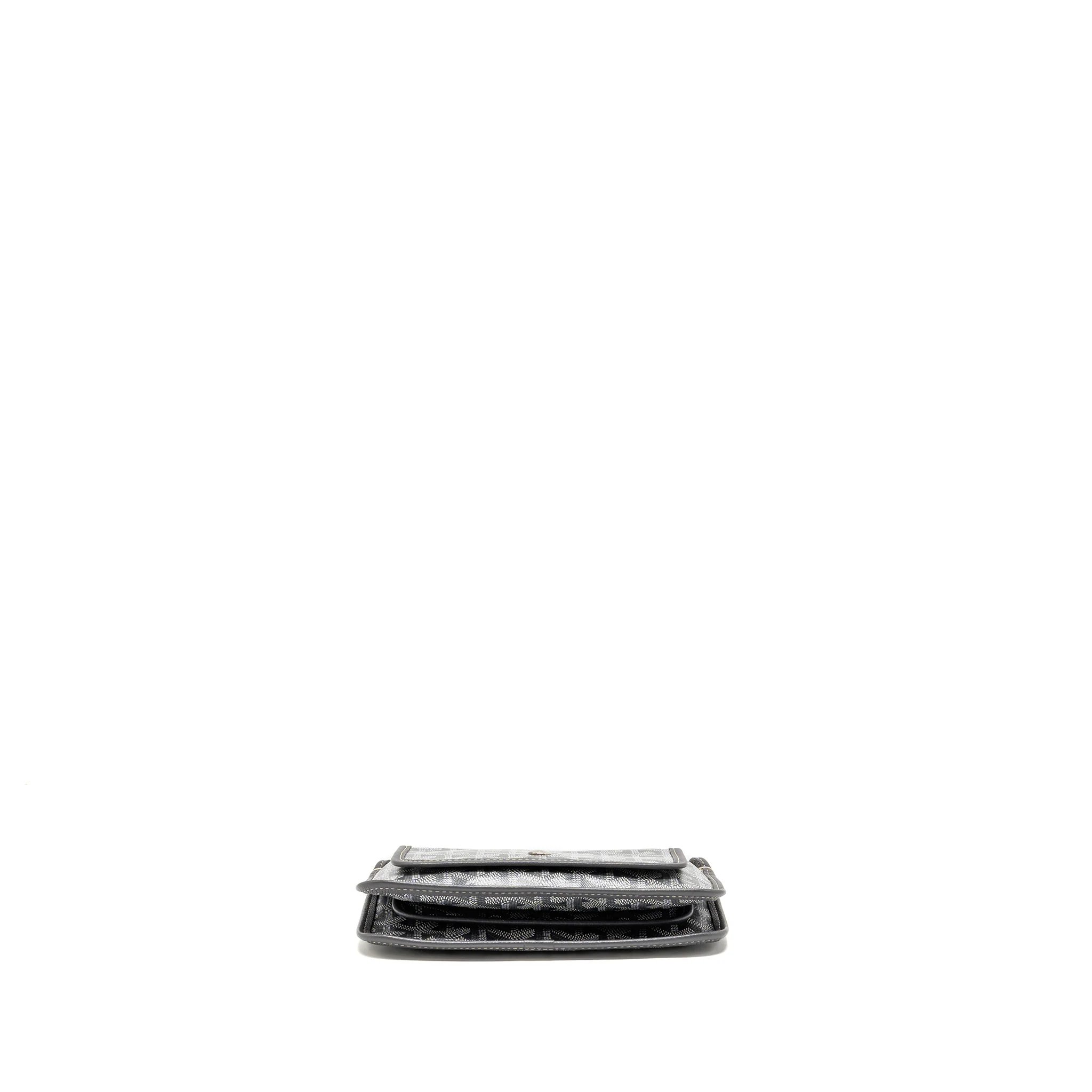 Goyard Plumet Pocket Wallet Goyardine Canvas/Calfskin Grey SHW - Image 5