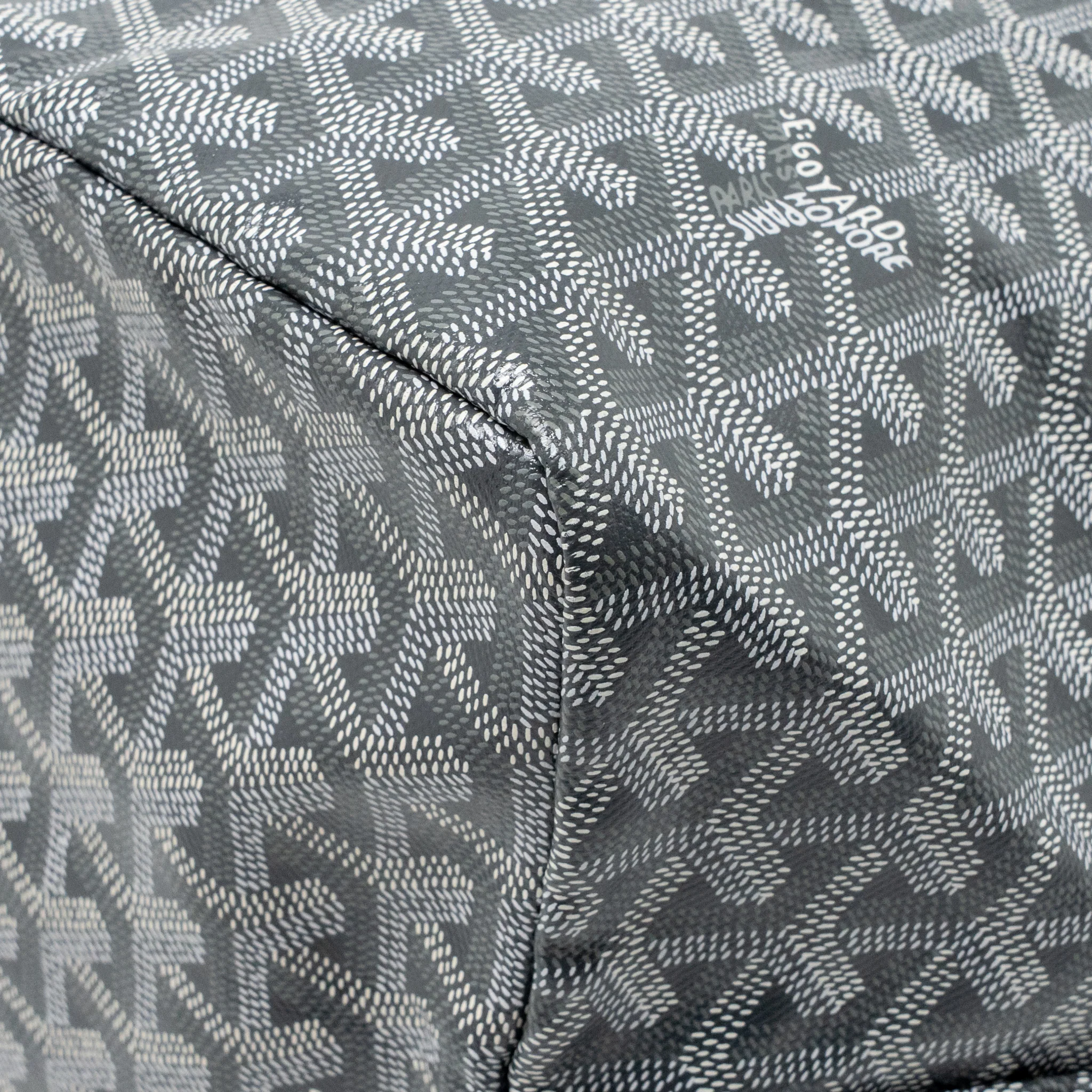 Goyard Saint Louis GM tote bag goyardine canvas / leather grey - Image 10