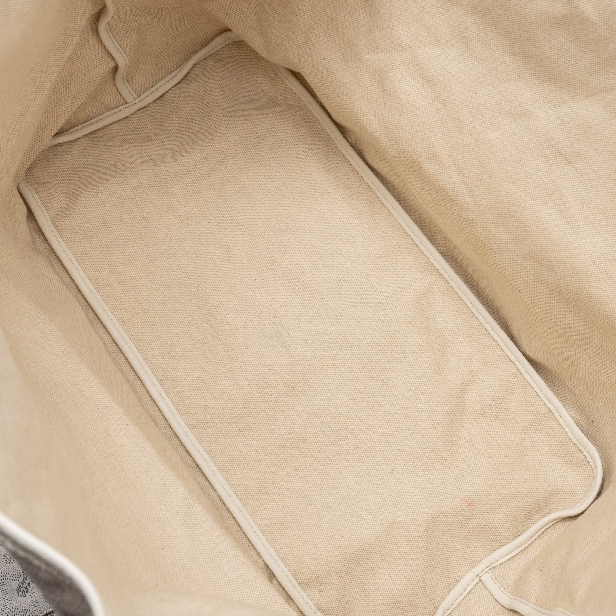Goyard Saint Louis GM tote bag goyardine canvas / leather white - Image 10