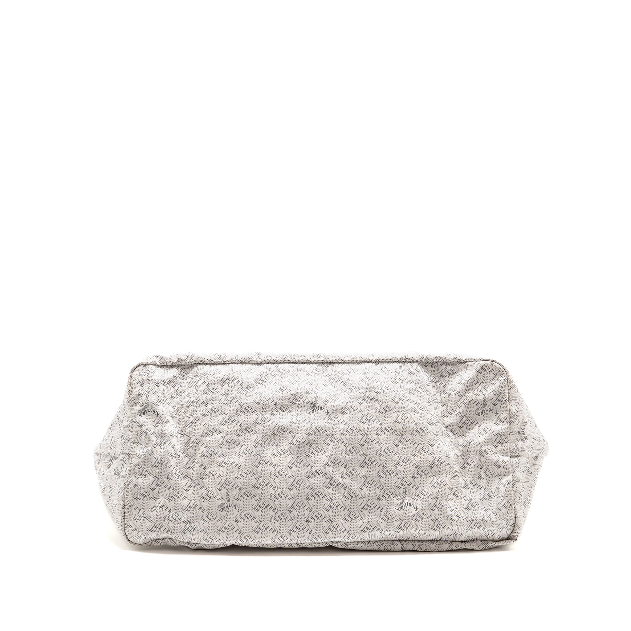 Goyard Saint Louis GM tote bag goyardine canvas / leather white - Image 5