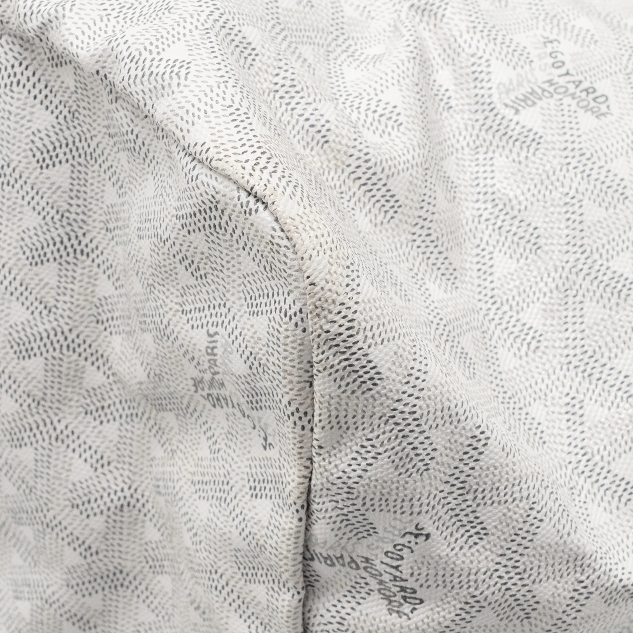 Goyard Saint Louis GM tote bag goyardine canvas / leather white - Image 7