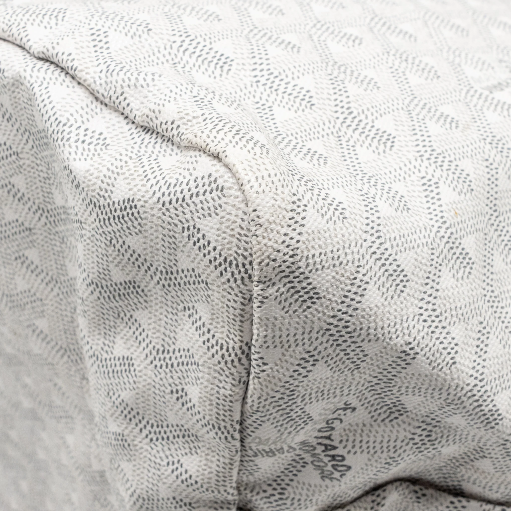 Goyard Saint Louis GM tote bag goyardine canvas / leather white - Image 9