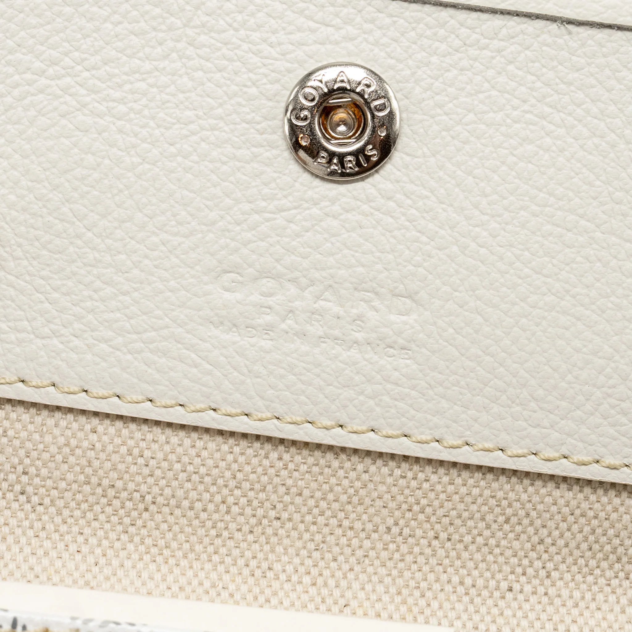 Goyard Saint Louis PM Tote Bag Limited Edition Goyardline Canvas White/Light Blue SHW - Image 14