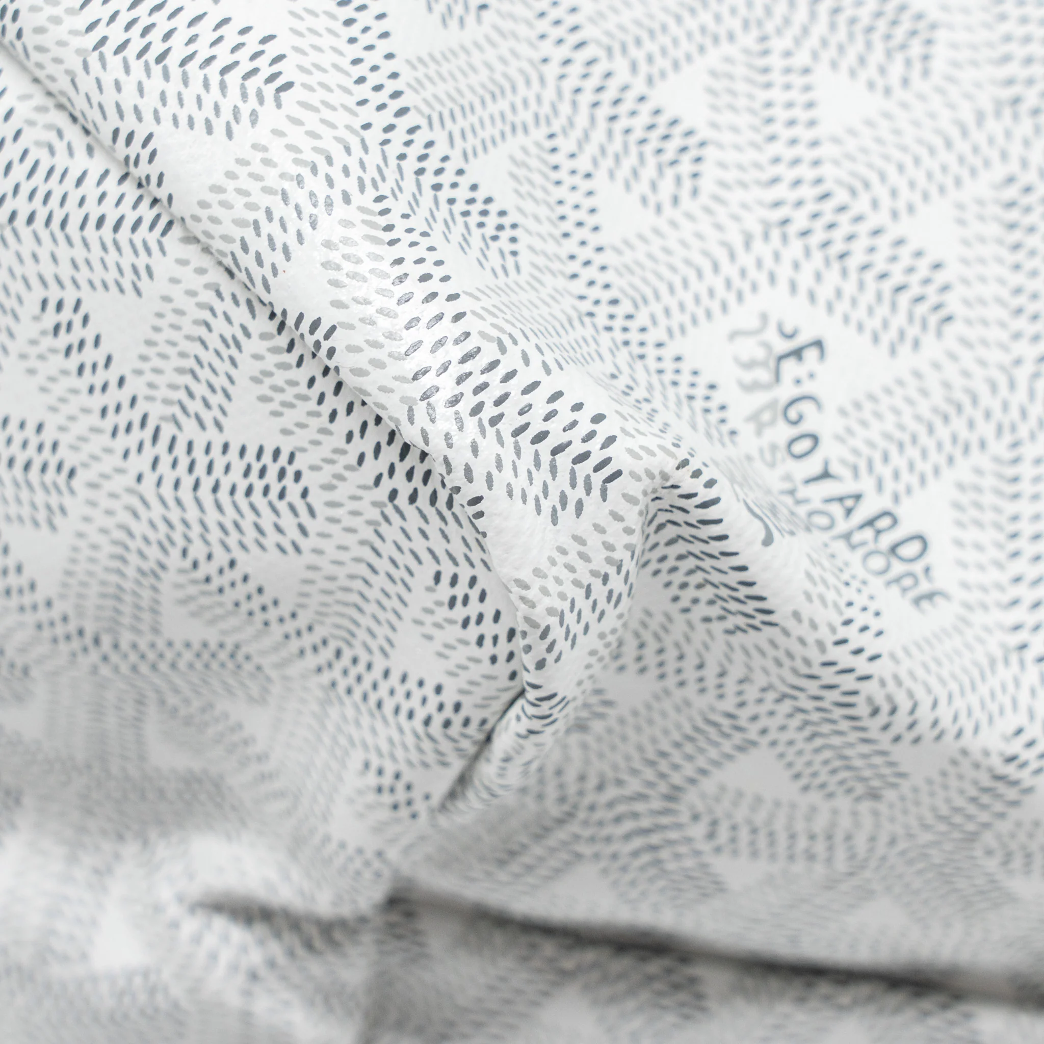 Goyard Saint Louis PM Tote Bag Limited Edition Goyardline Canvas White/Light Blue SHW - Image 8