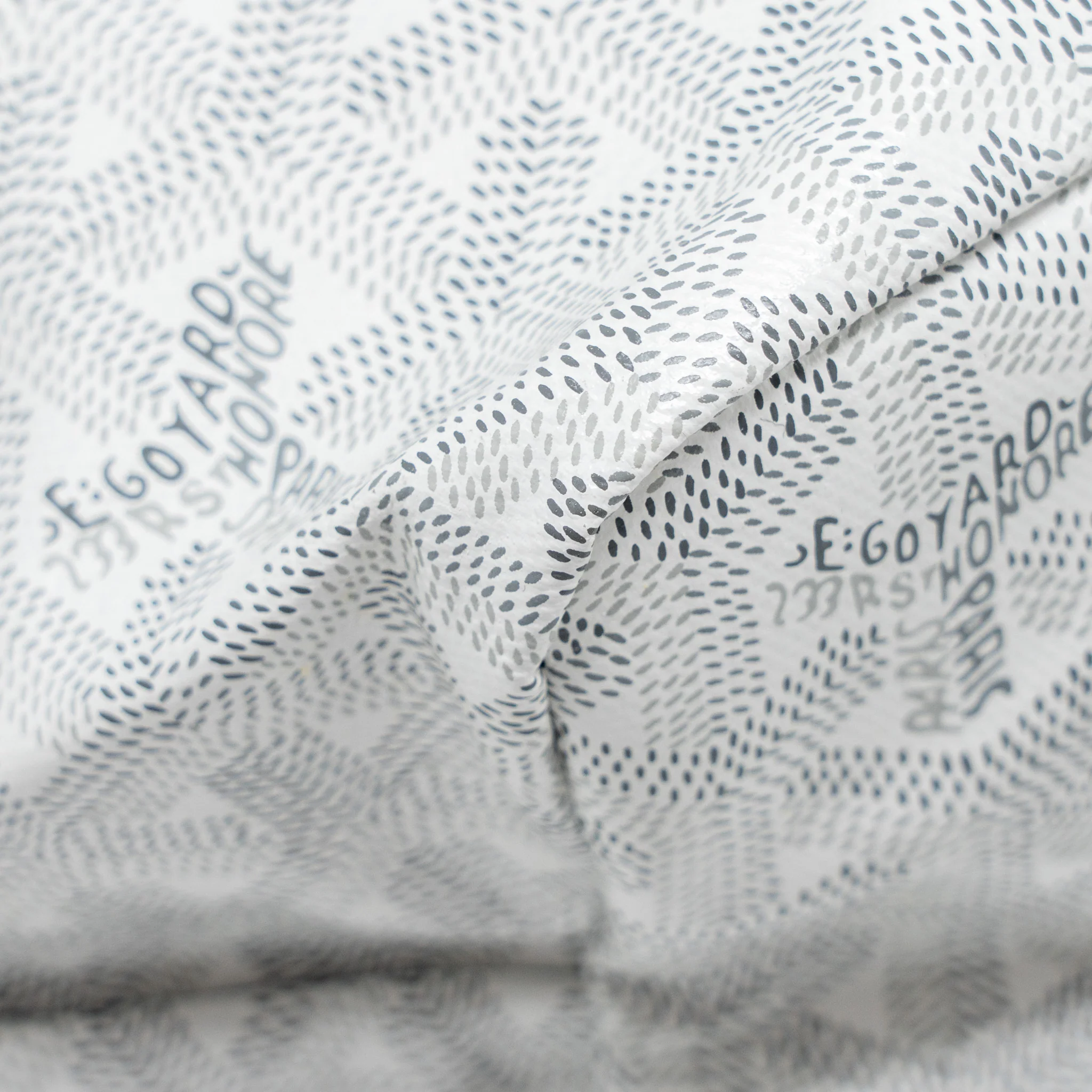 Goyard Saint Louis PM Tote Bag Limited Edition Goyardline Canvas White/Light Blue SHW - Image 9