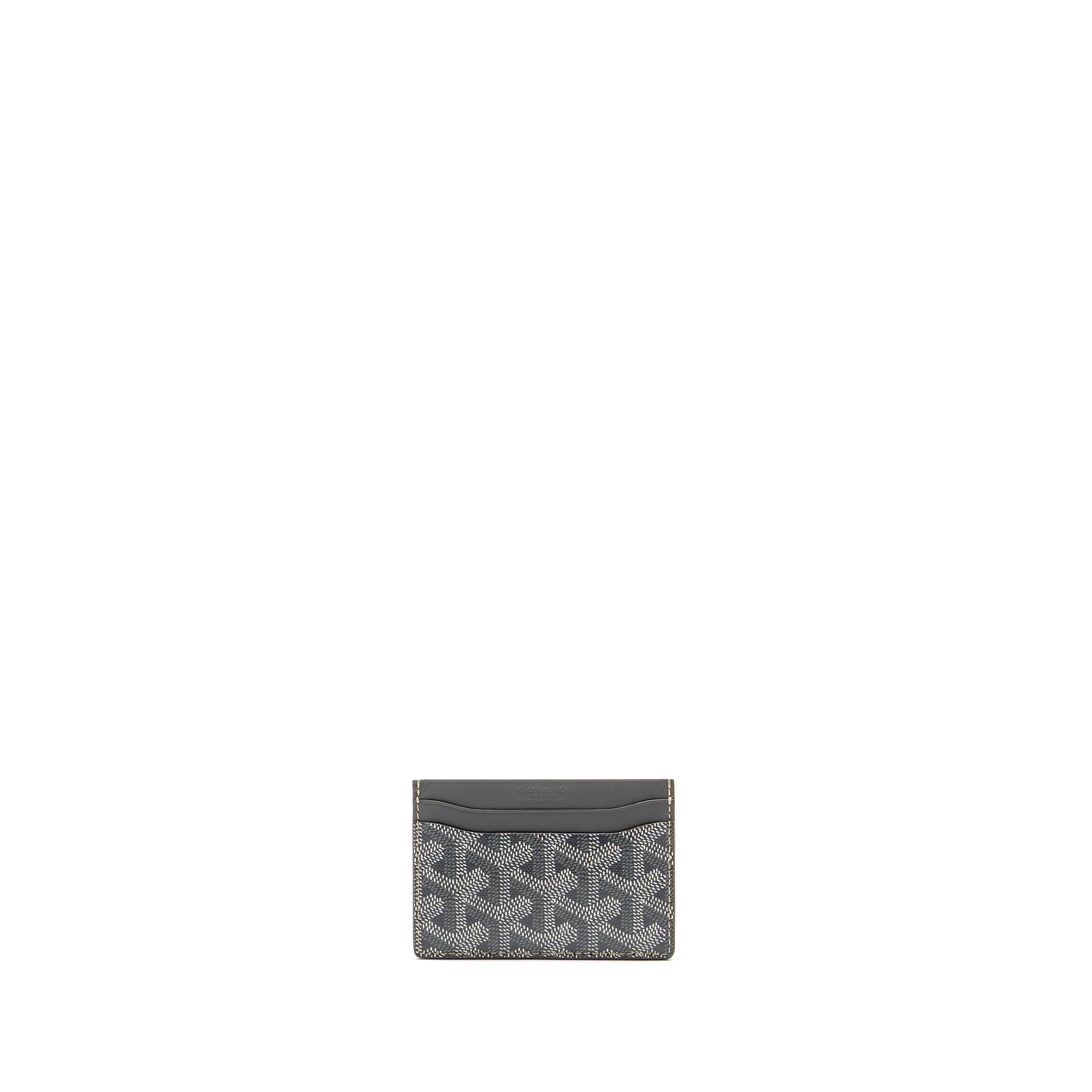 Goyard saint sulplice card holder Goyardine canvas grey - Image 2