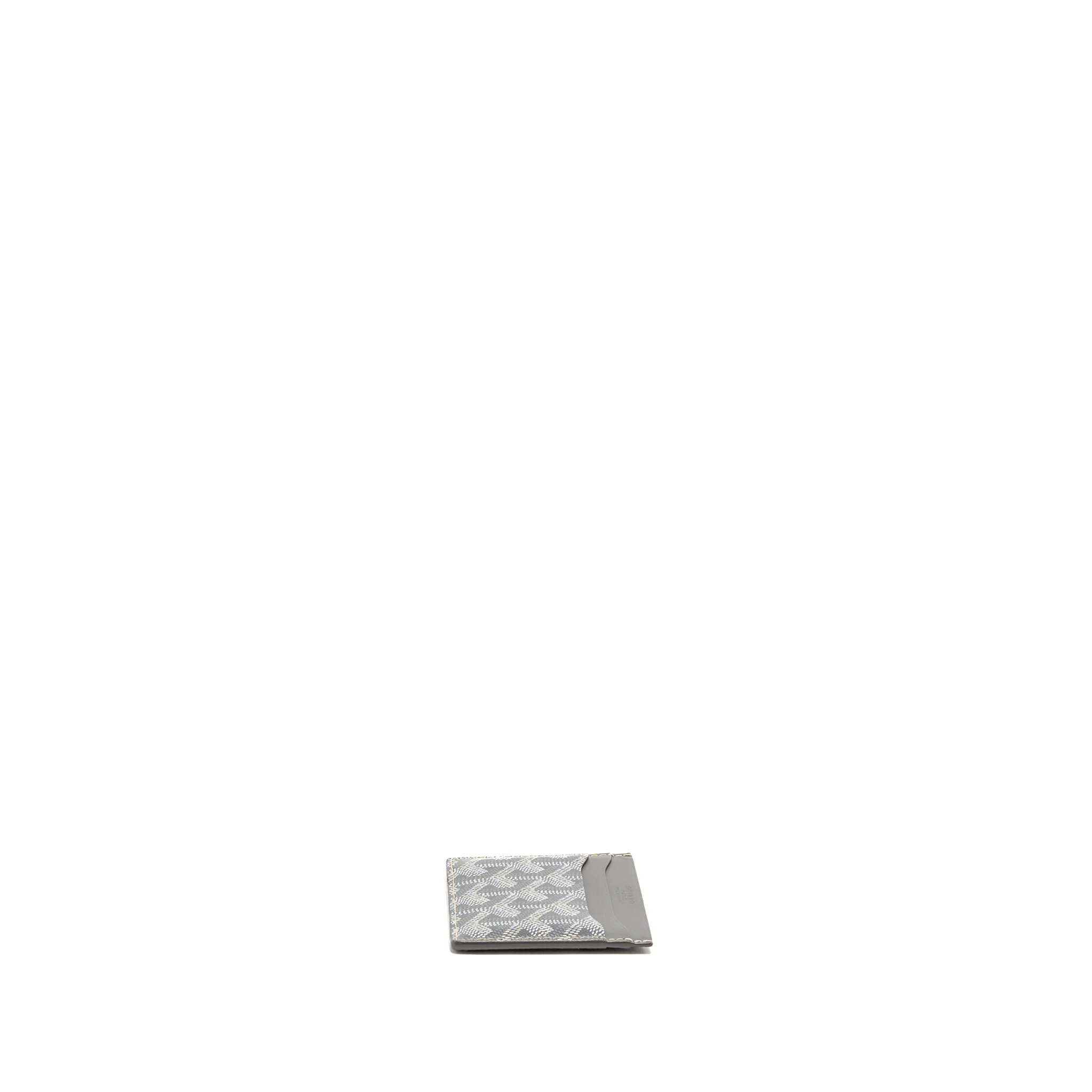 Goyard saint sulplice card holder Goyardine canvas grey - Image 3