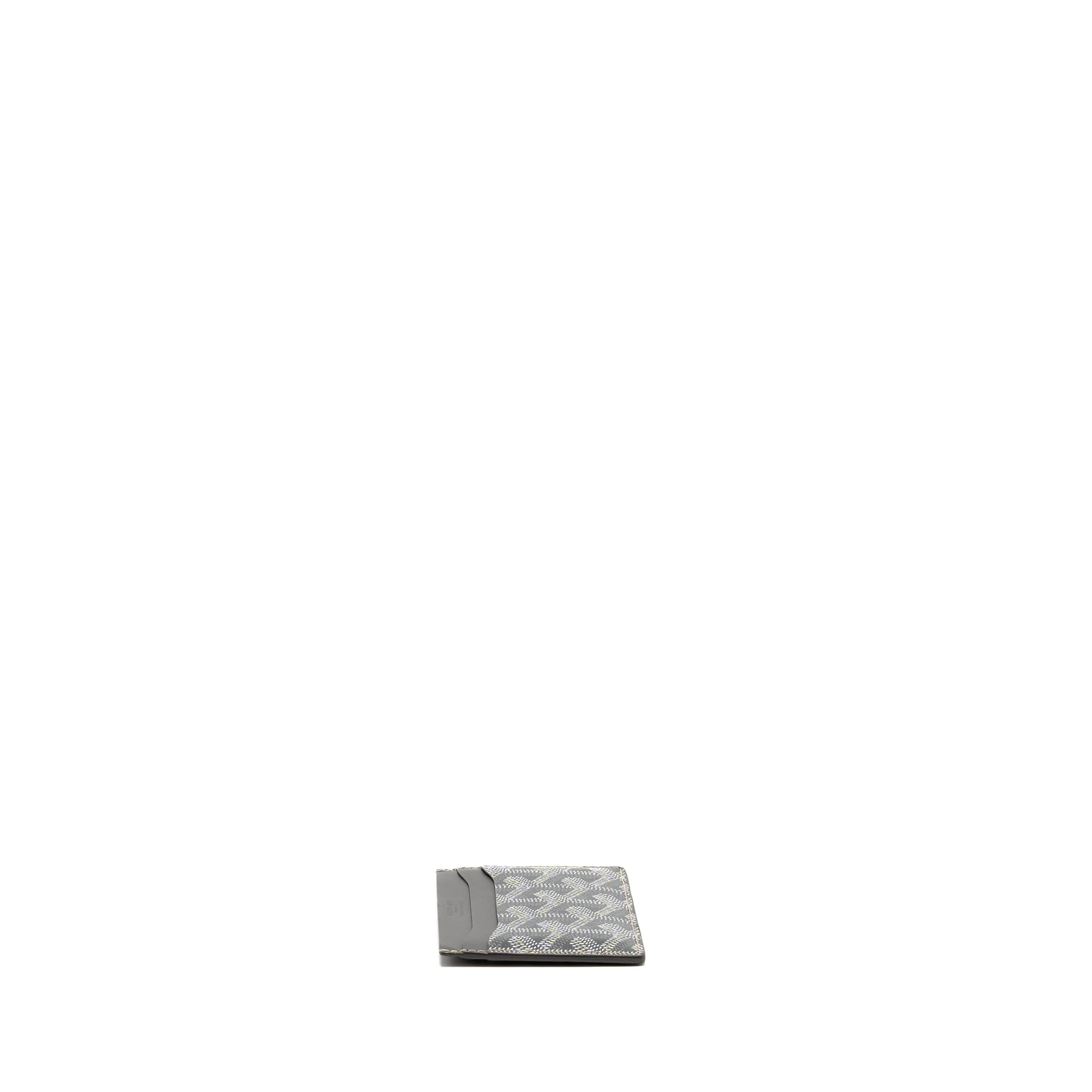 Goyard saint sulplice card holder Goyardine canvas grey - Image 4