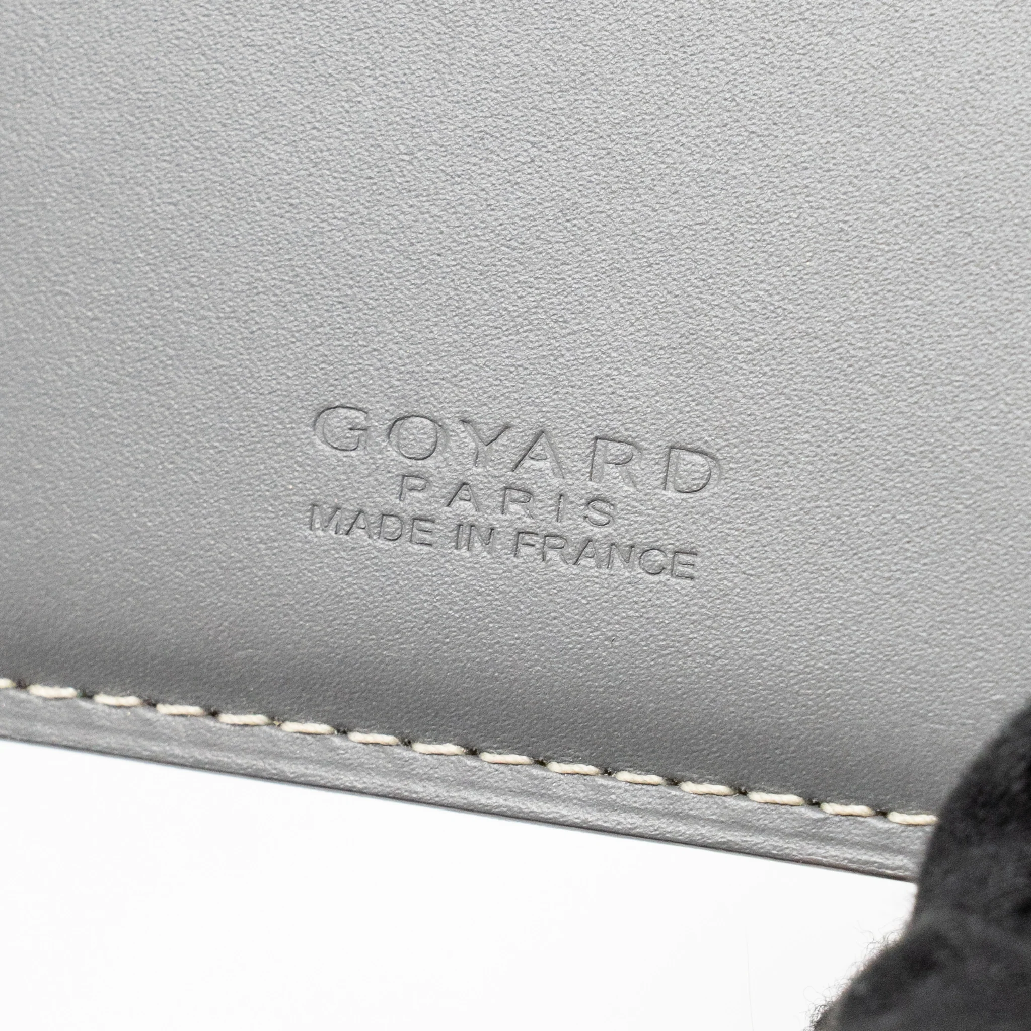 Goyard Saint-Thomas Bifold Money Clip Card Holder Goyardine Canvas Grey - Image 8