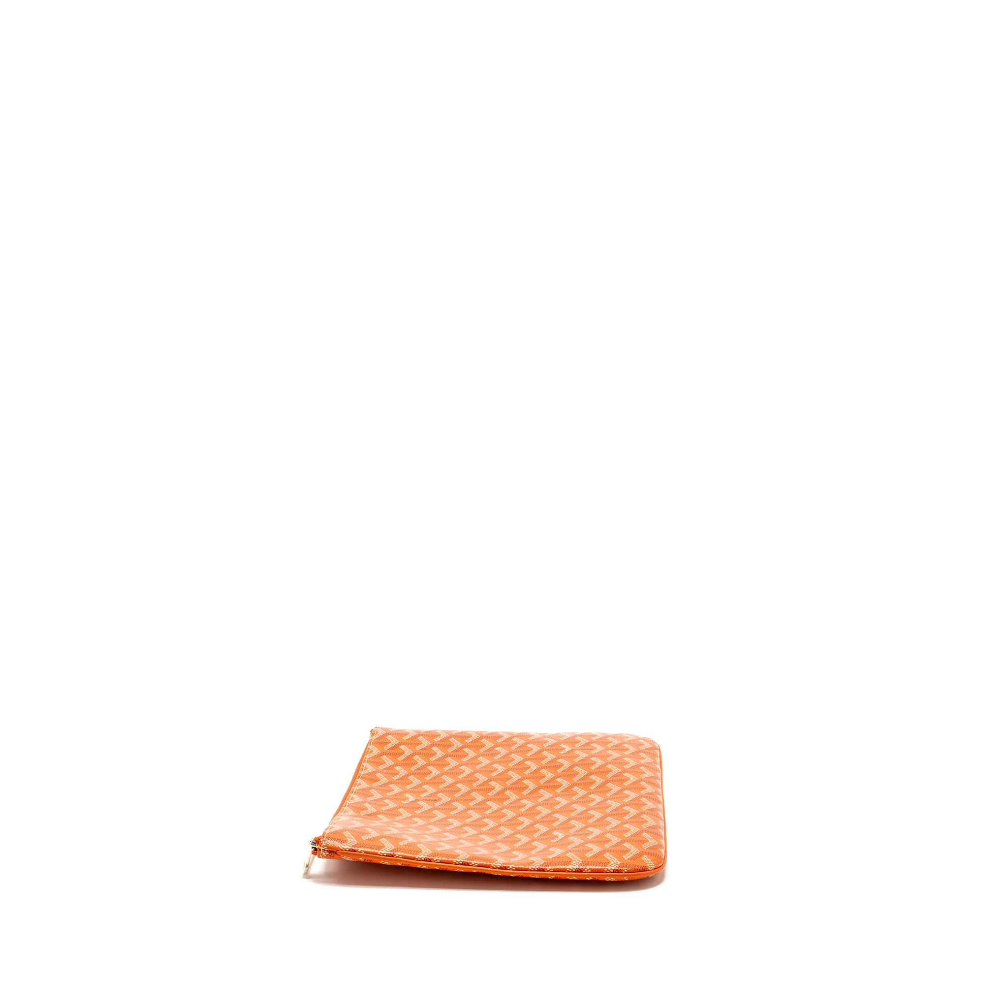 Goyard Senat MM Pouch Goyardine Canvas Orange SHW - Image 4