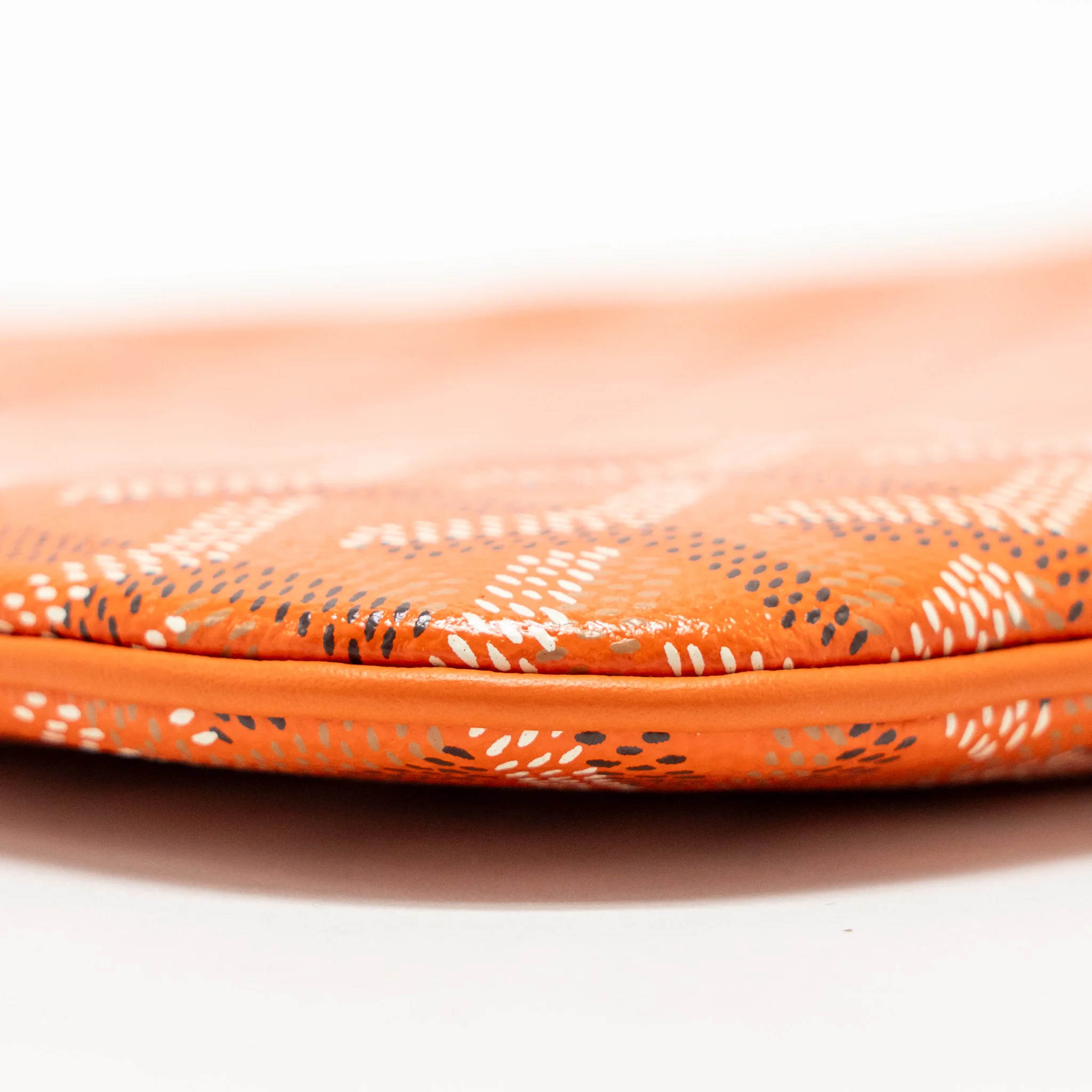 Goyard Senat MM Pouch Goyardine Canvas Orange SHW - Image 6