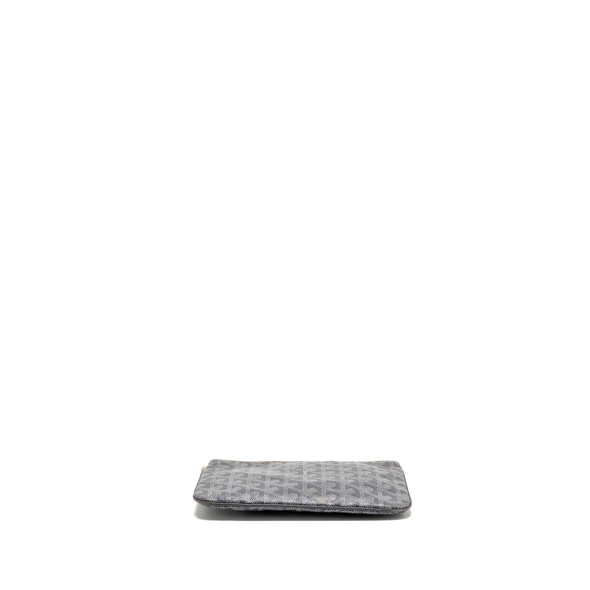 Goyard Senat Pouch PM Goyardine Canvas/Calfskin Grey SHW - Image 5