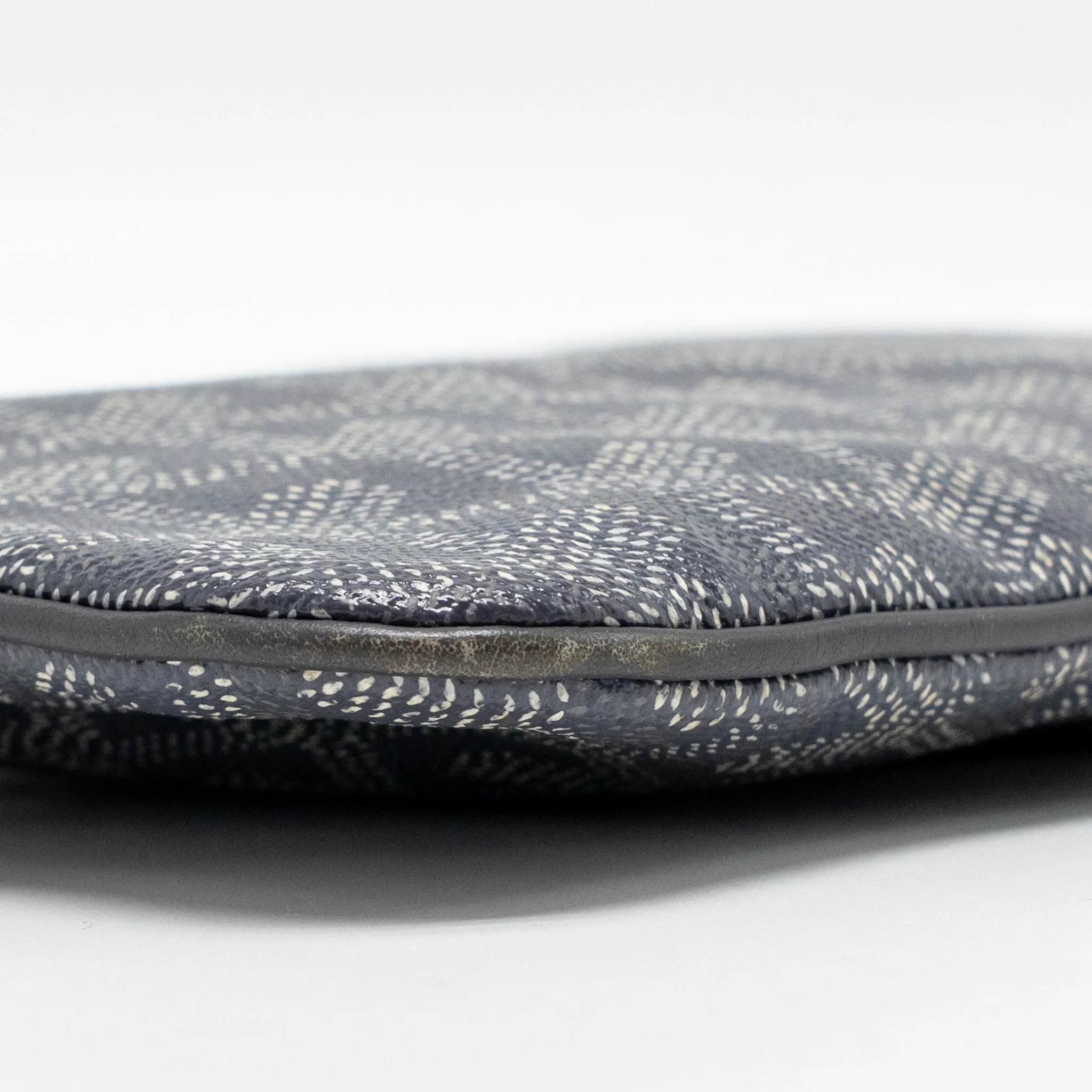 Goyard Senat Pouch PM Goyardine Canvas/Calfskin Grey SHW - Image 6