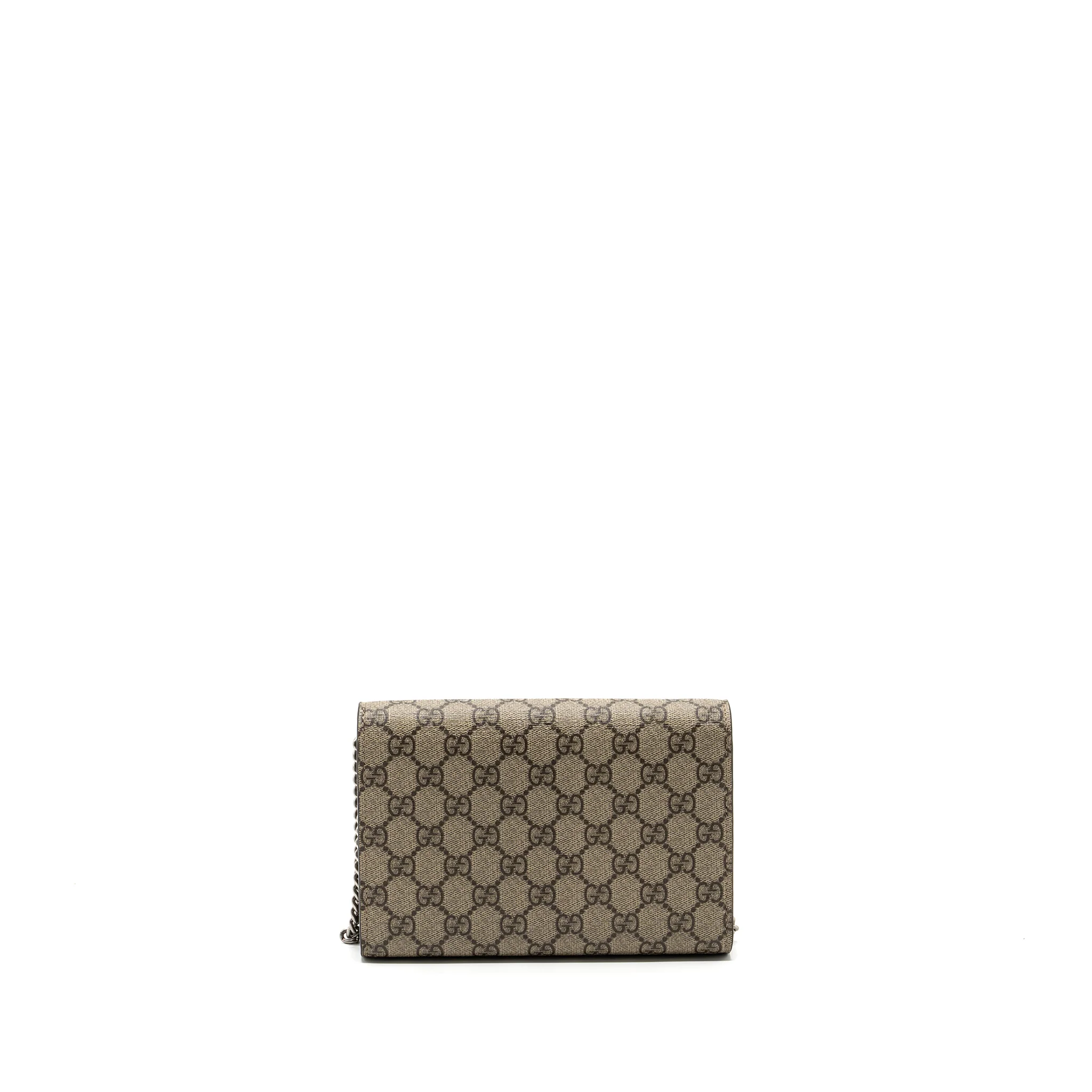 Gucci dionysus wallet on chain GG Supreme Canvas / leather beige SHW - Image 2