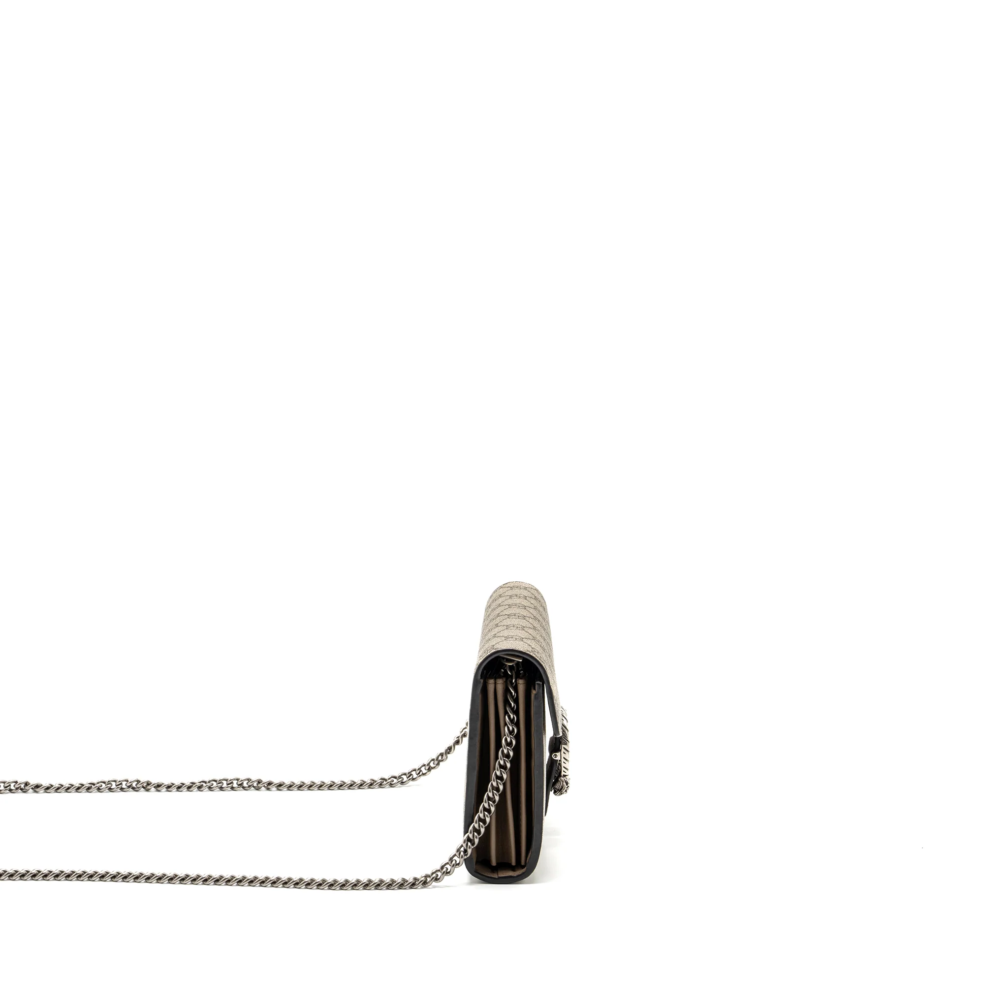 Gucci dionysus wallet on chain GG Supreme Canvas / leather beige SHW - Image 3