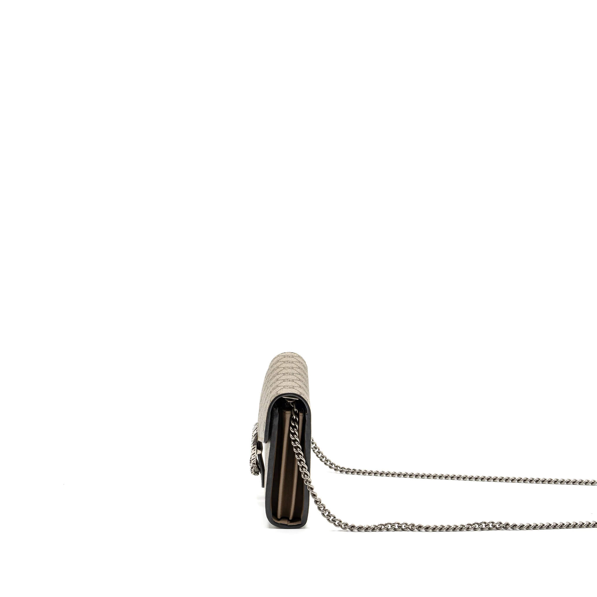 Gucci dionysus wallet on chain GG Supreme Canvas / leather beige SHW - Image 4