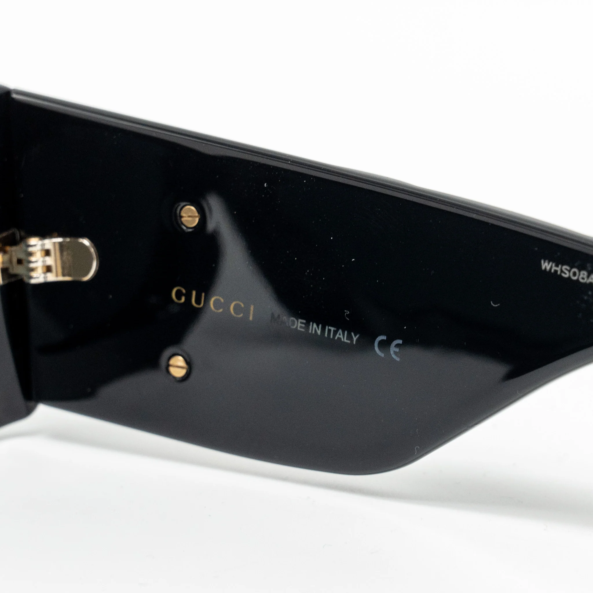 Gucci GG Logo Sunglasses Black GHW - Image 6