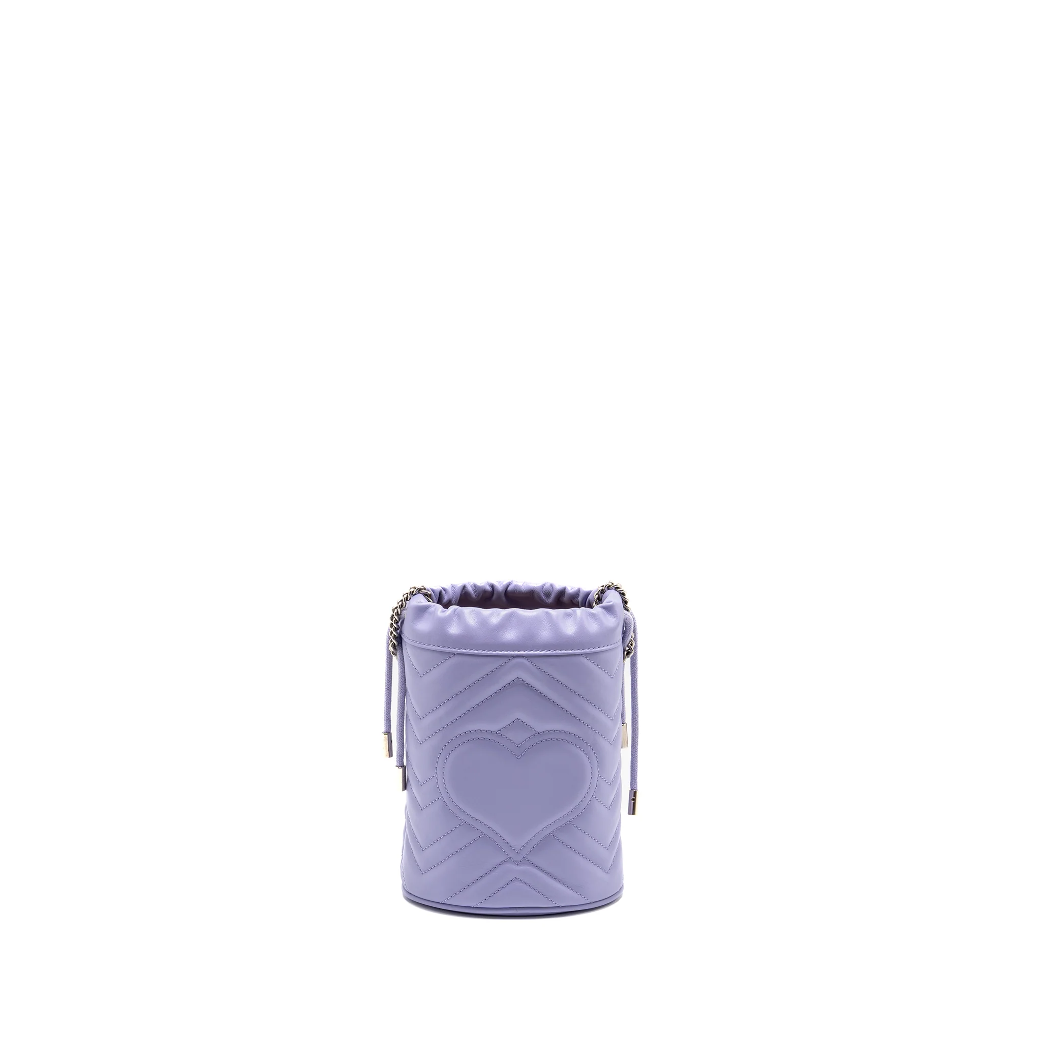 Gucci GG Marmont Bucket Bag Calfskin Light Purple SHW - Image 2