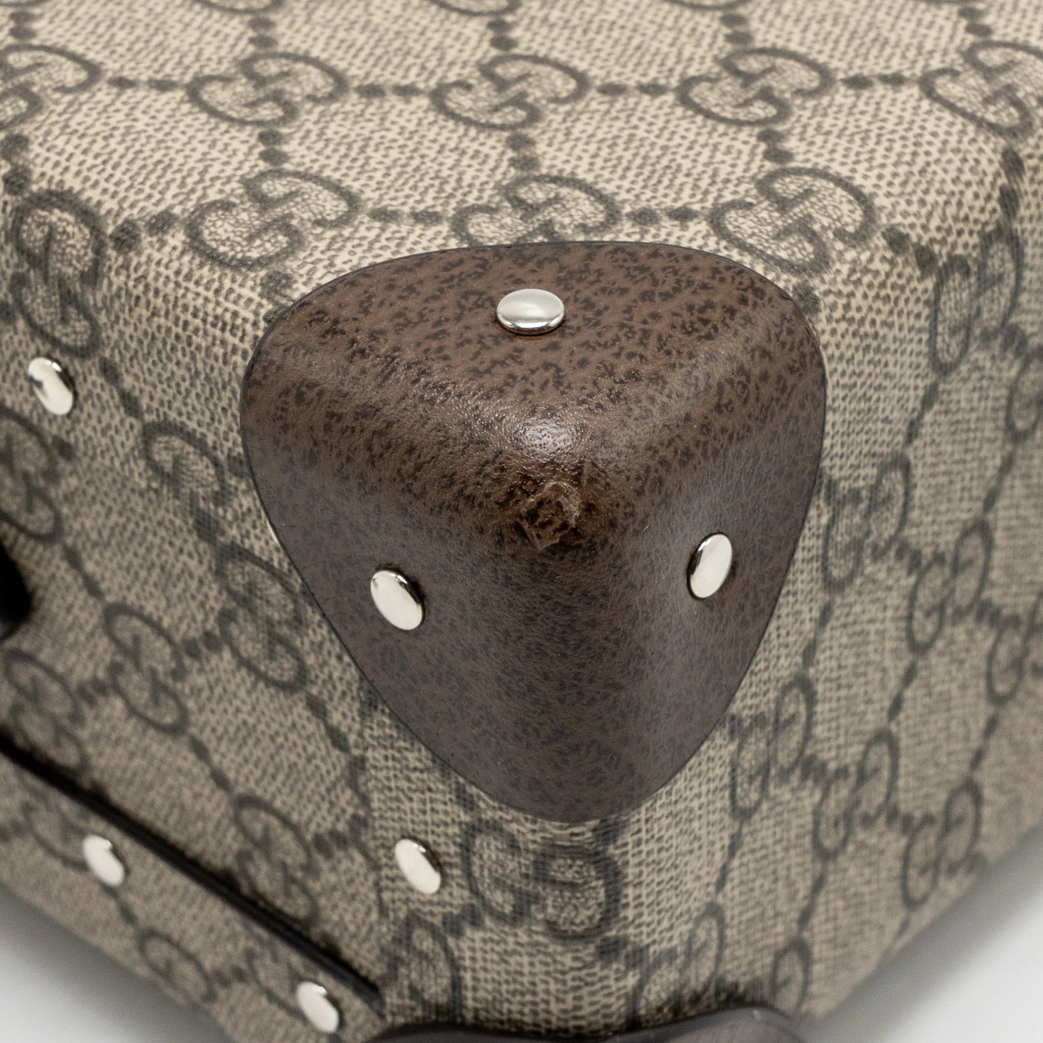 Gucci Globe Trotter GG beauty case canvas brown SHW - Image 10