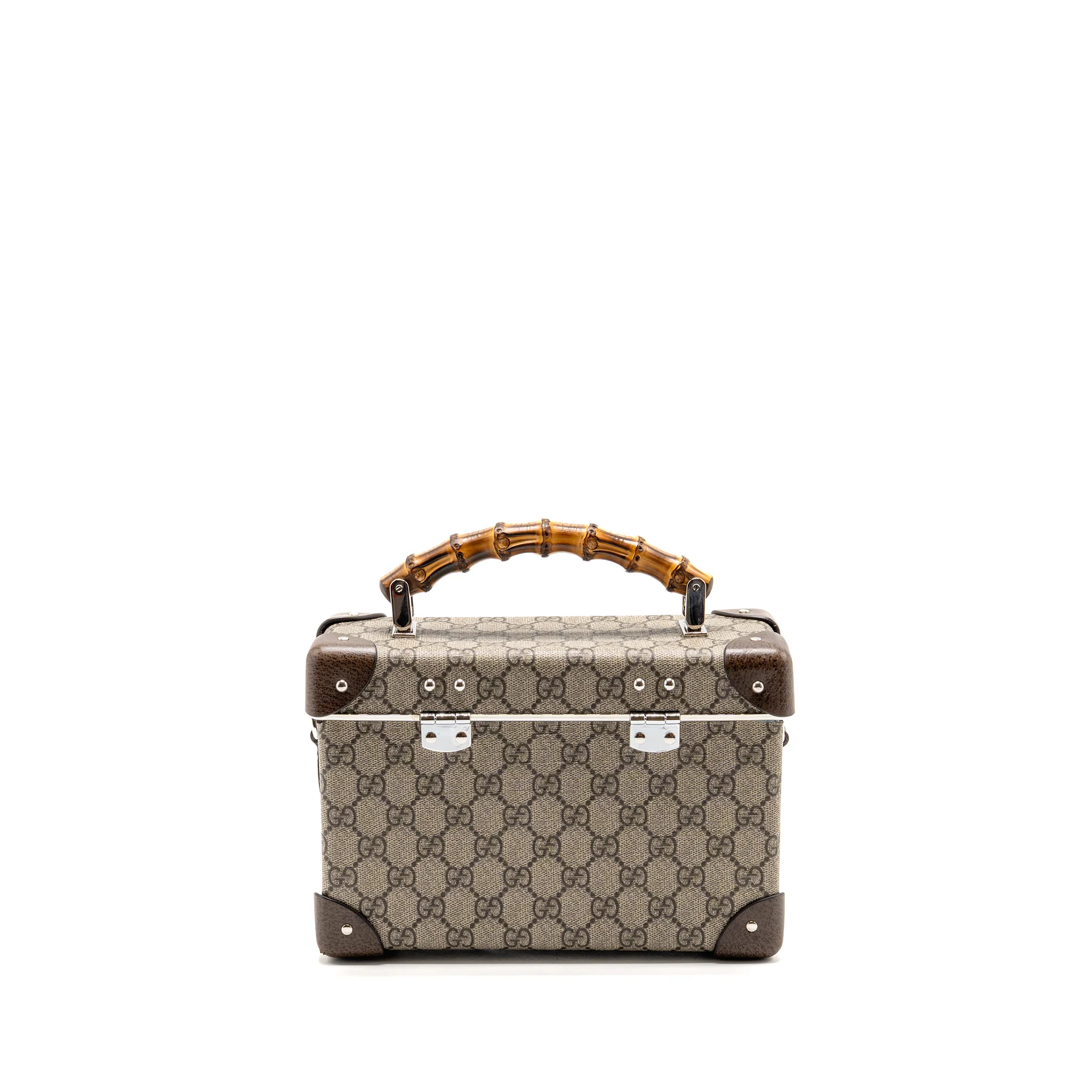 Gucci Globe Trotter GG beauty case canvas brown SHW - Image 2