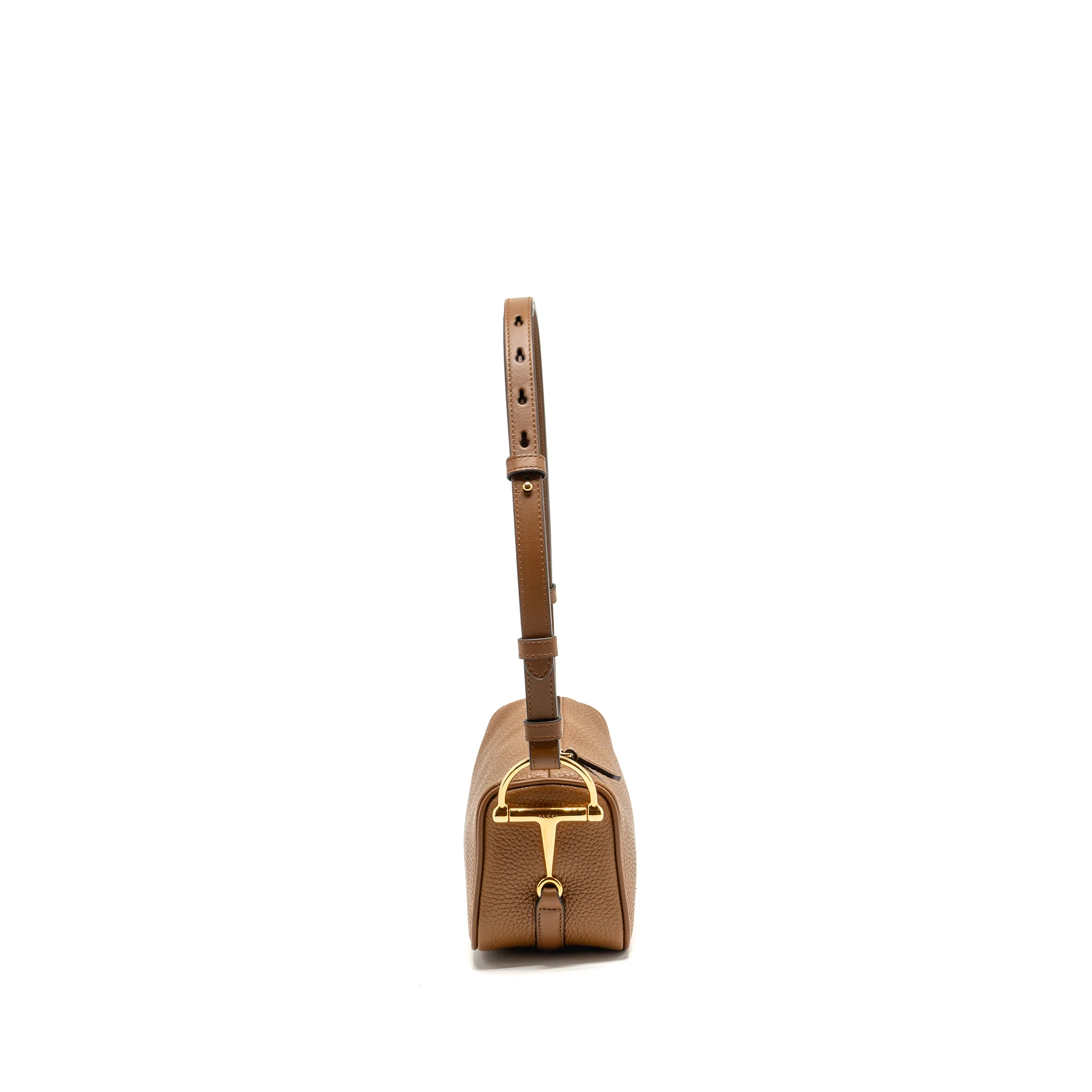 Gucci Half Horsebit mini bag calfskin brown GHW - Image 3