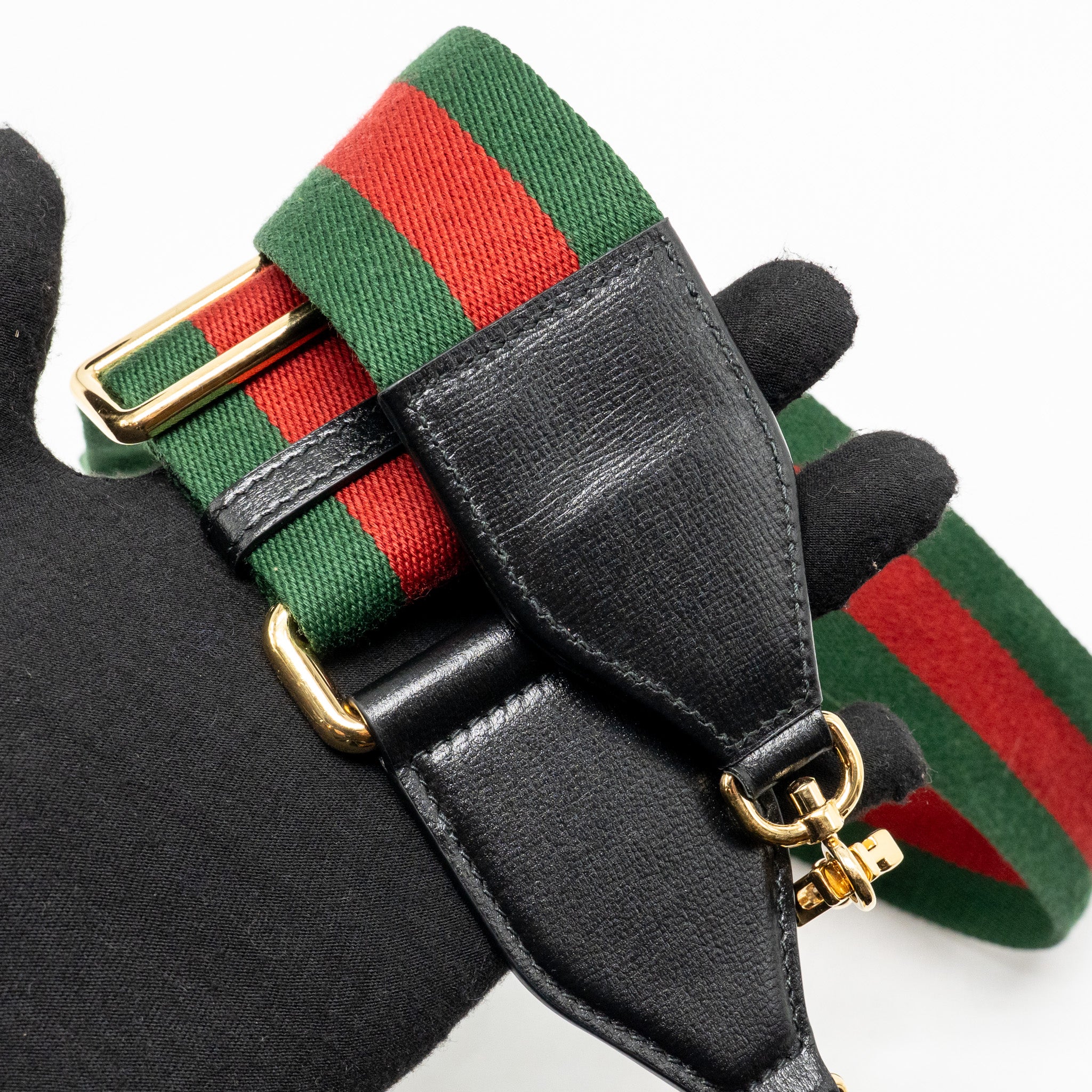Gucci Horsebit 1955 Small Shoulder Bag Calfskin Black GHW - Image 19