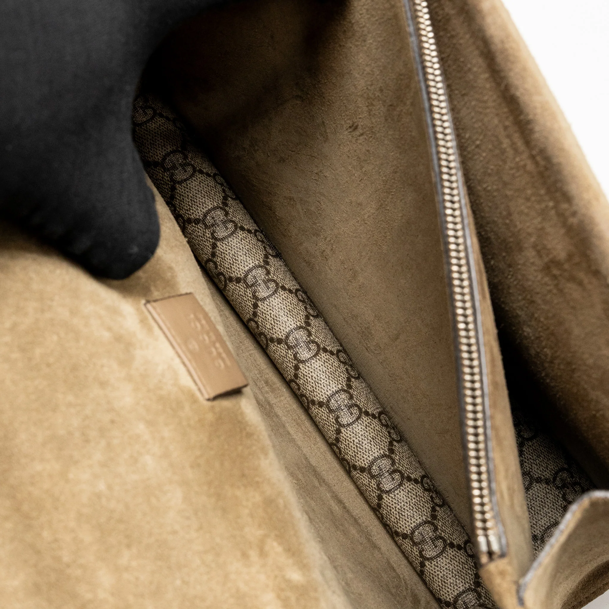 Gucci Medium Embroidered Dionysus Shoulder Bag GG Supreme Canvas/Leather Multicolour SHW - Image 15