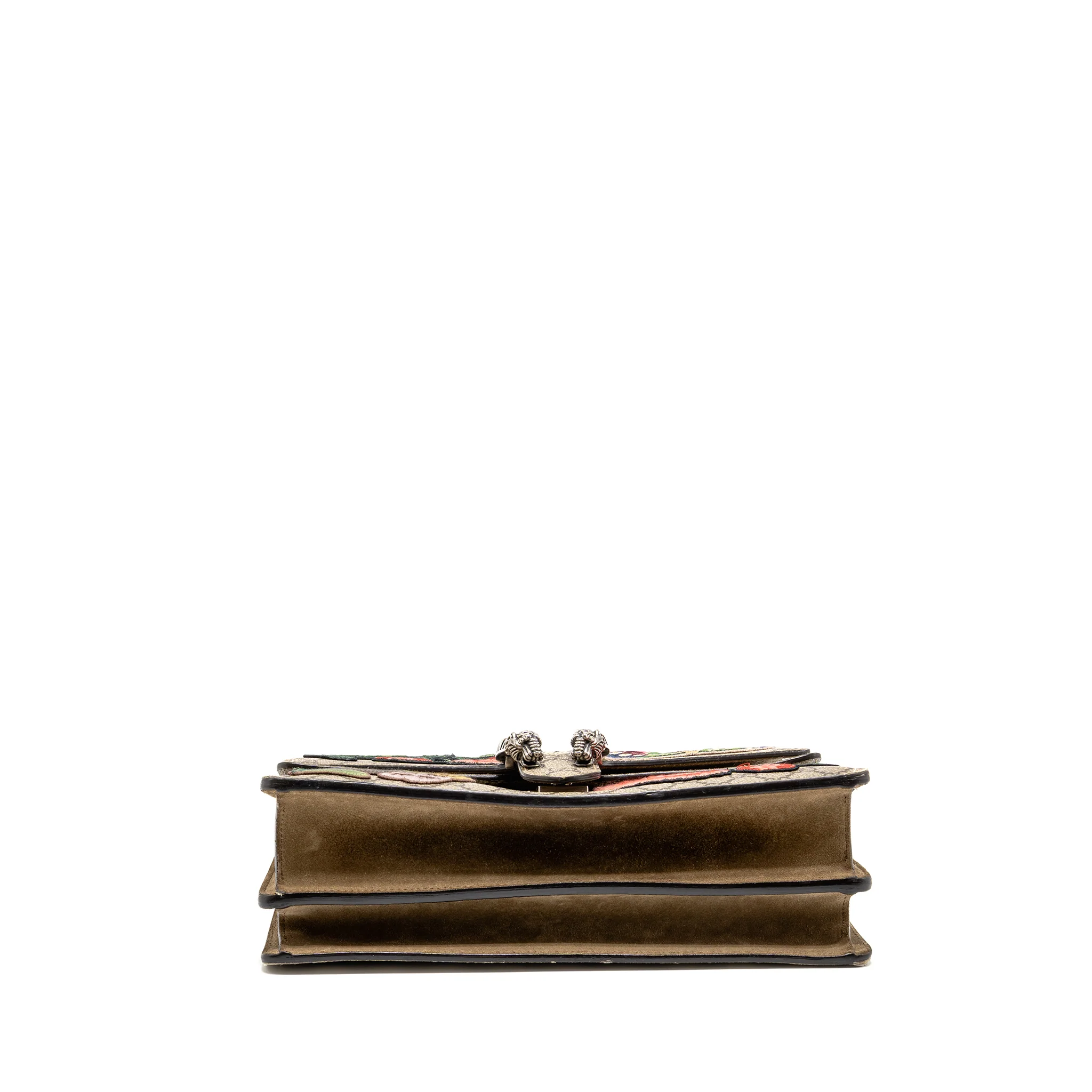 Gucci Medium Embroidered Dionysus Shoulder Bag GG Supreme Canvas/Leather Multicolour SHW - Image 5
