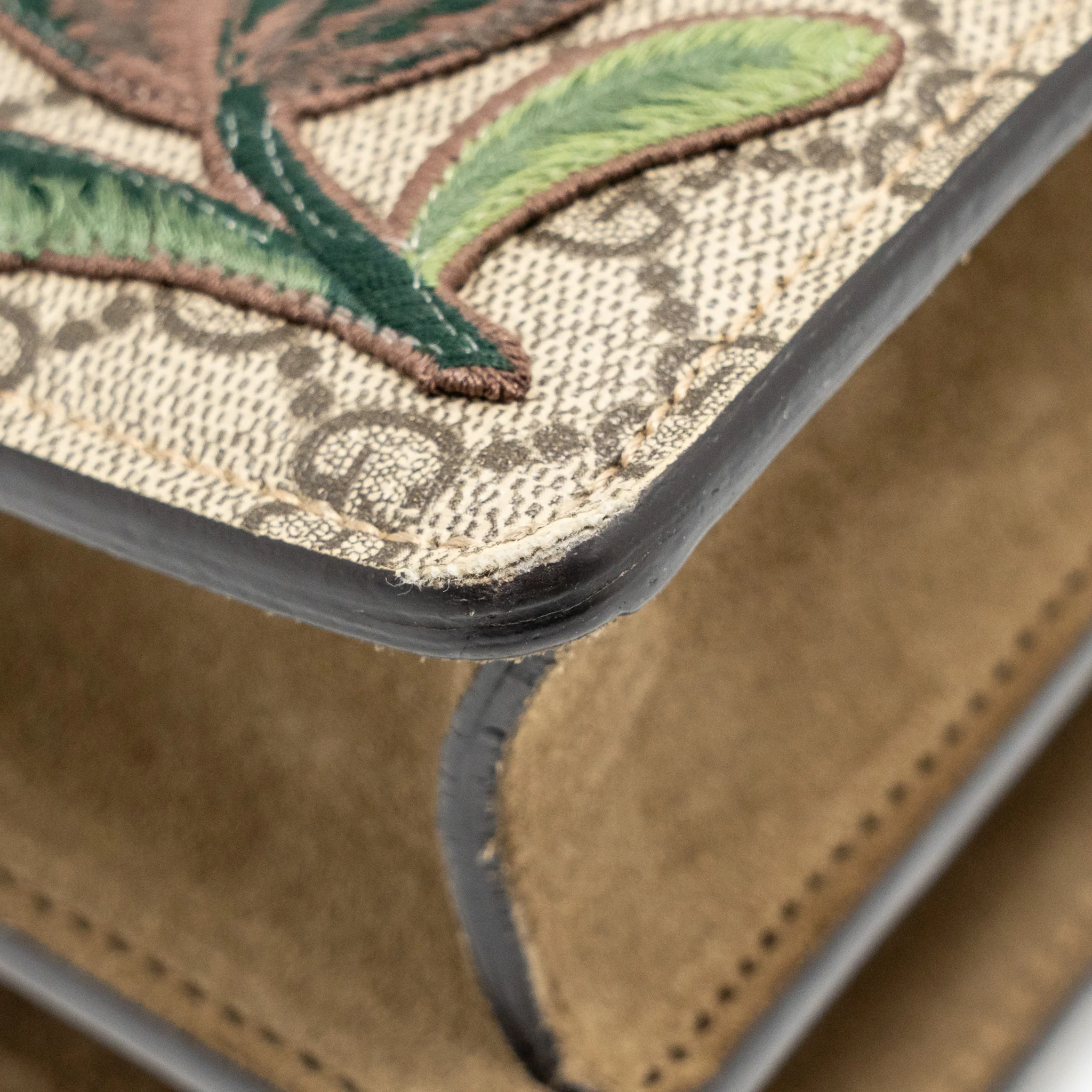 Gucci Medium Embroidered Dionysus Shoulder Bag GG Supreme Canvas/Leather Multicolour SHW - Image 9