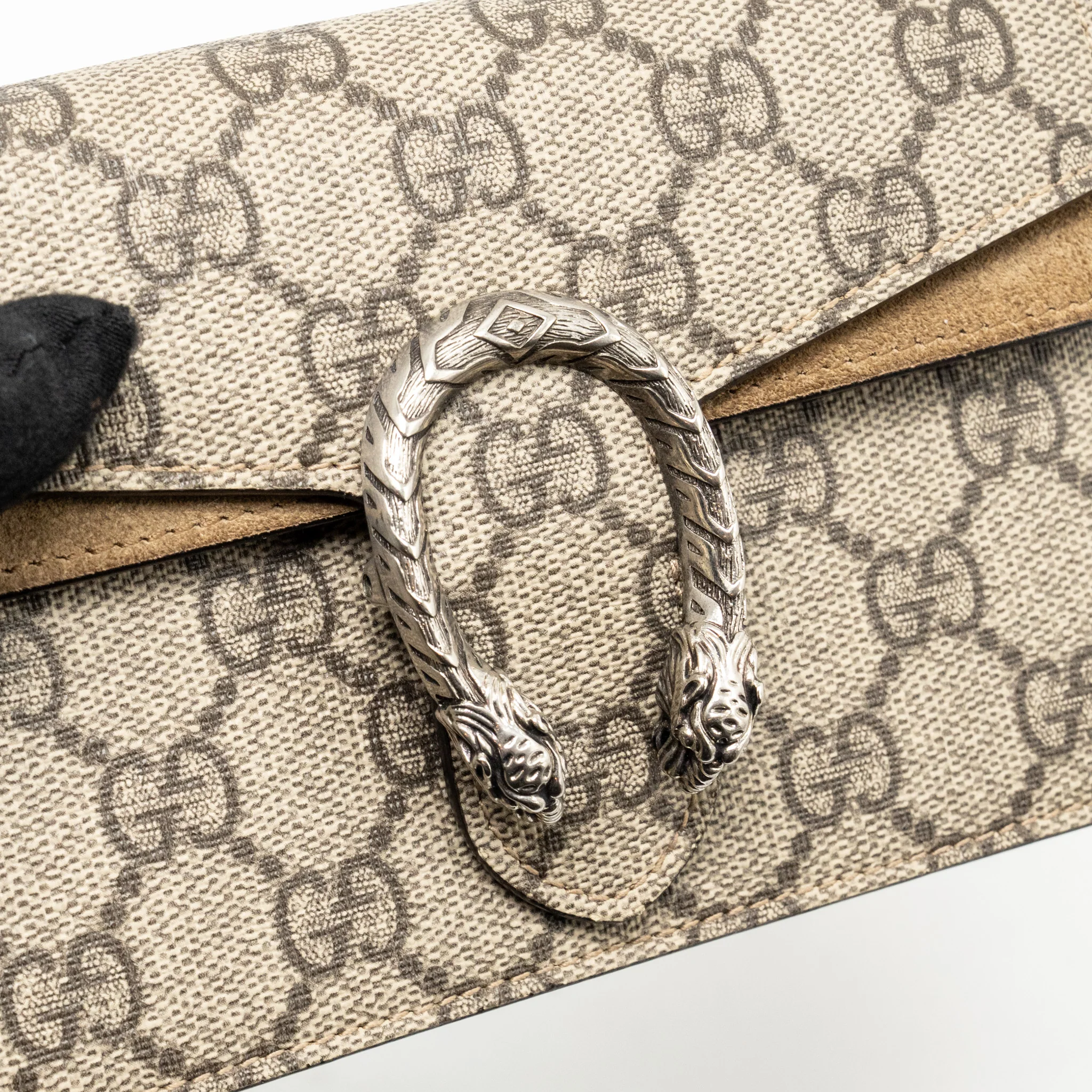 Gucci Mini Dionysus with Chain GG Supreme Canvas SHW - Image 11