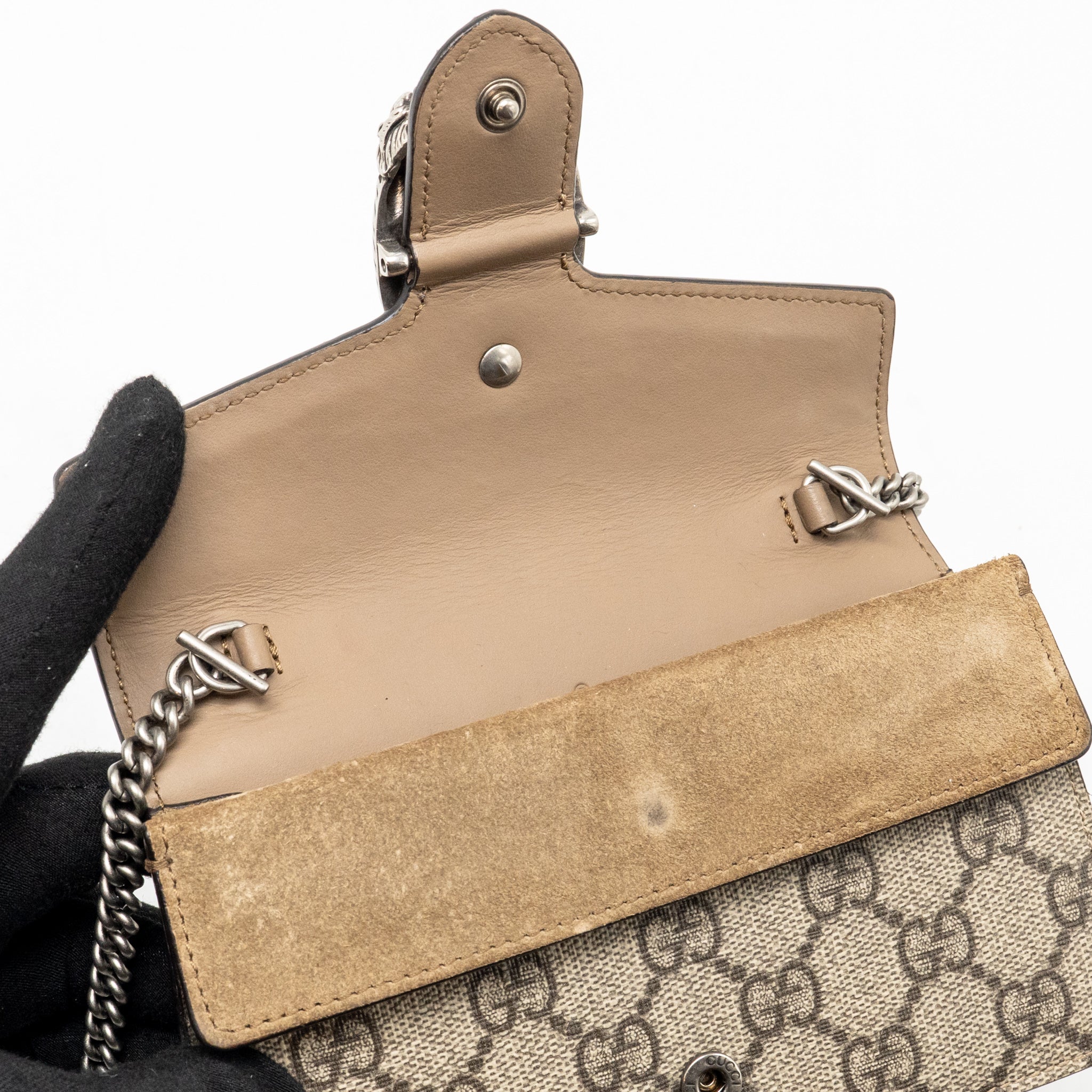 Gucci Mini Dionysus with Chain GG Supreme Canvas SHW - Image 12