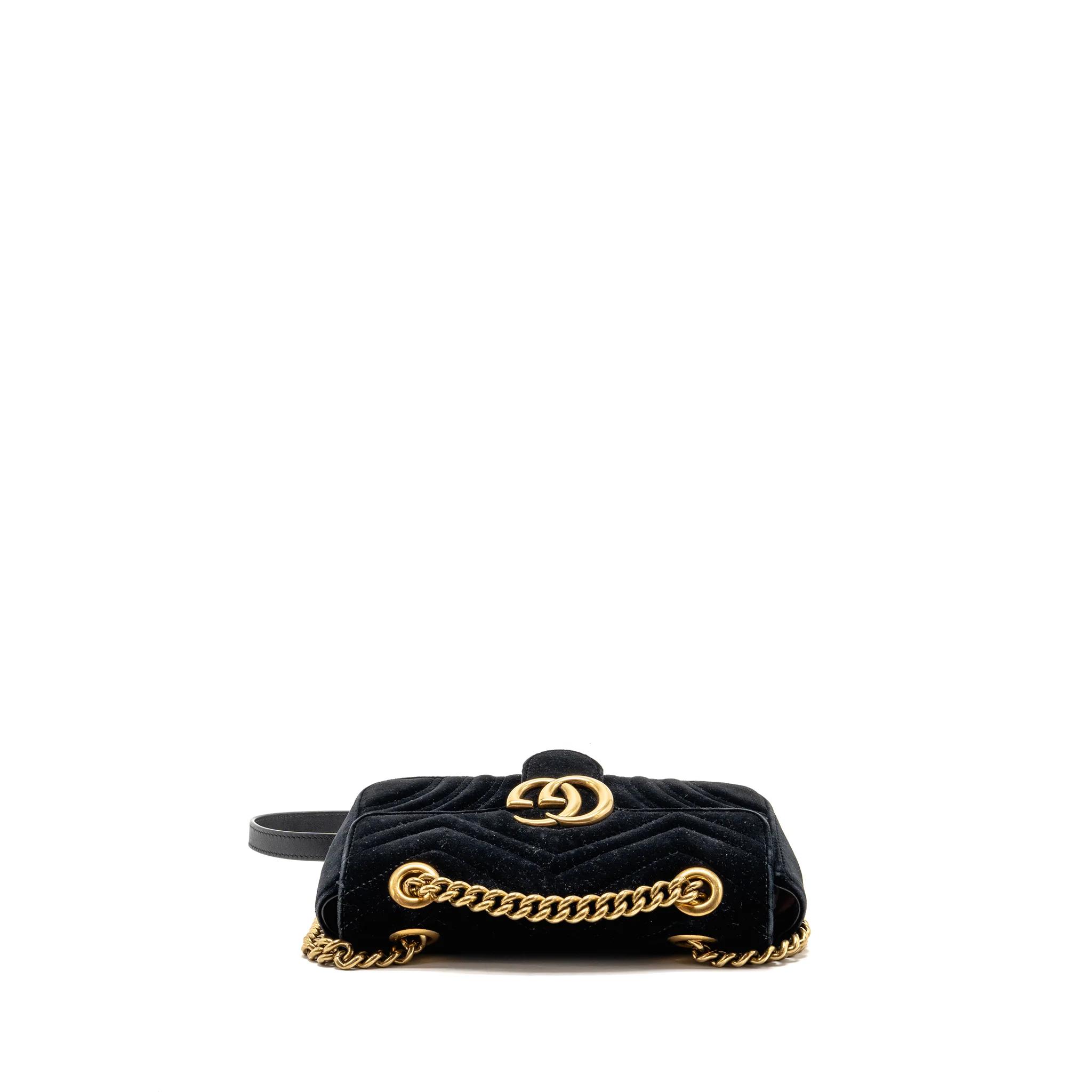 Gucci Mini Marmont velvet black GHW - Image 5