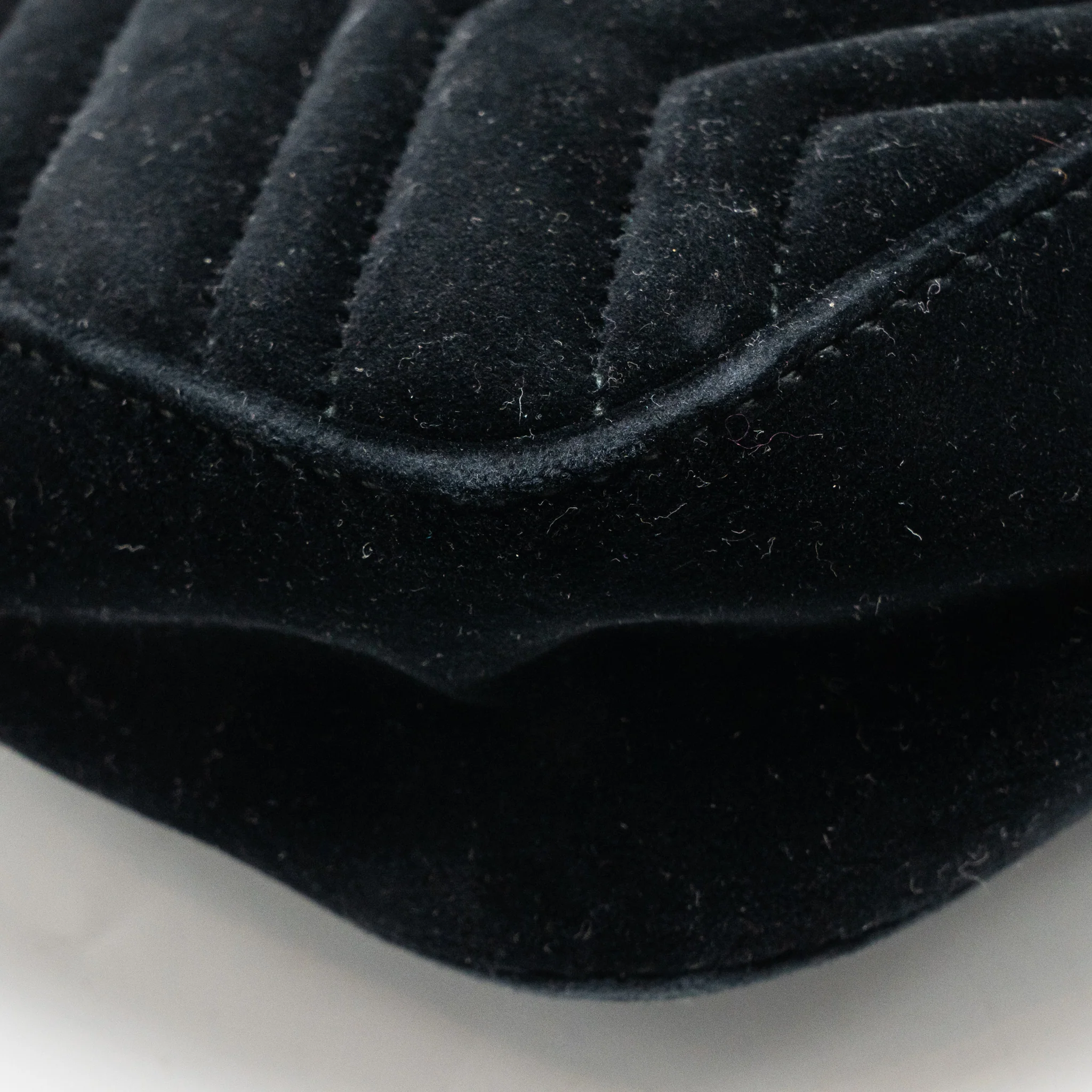 Gucci Mini Marmont velvet black GHW - Image 9
