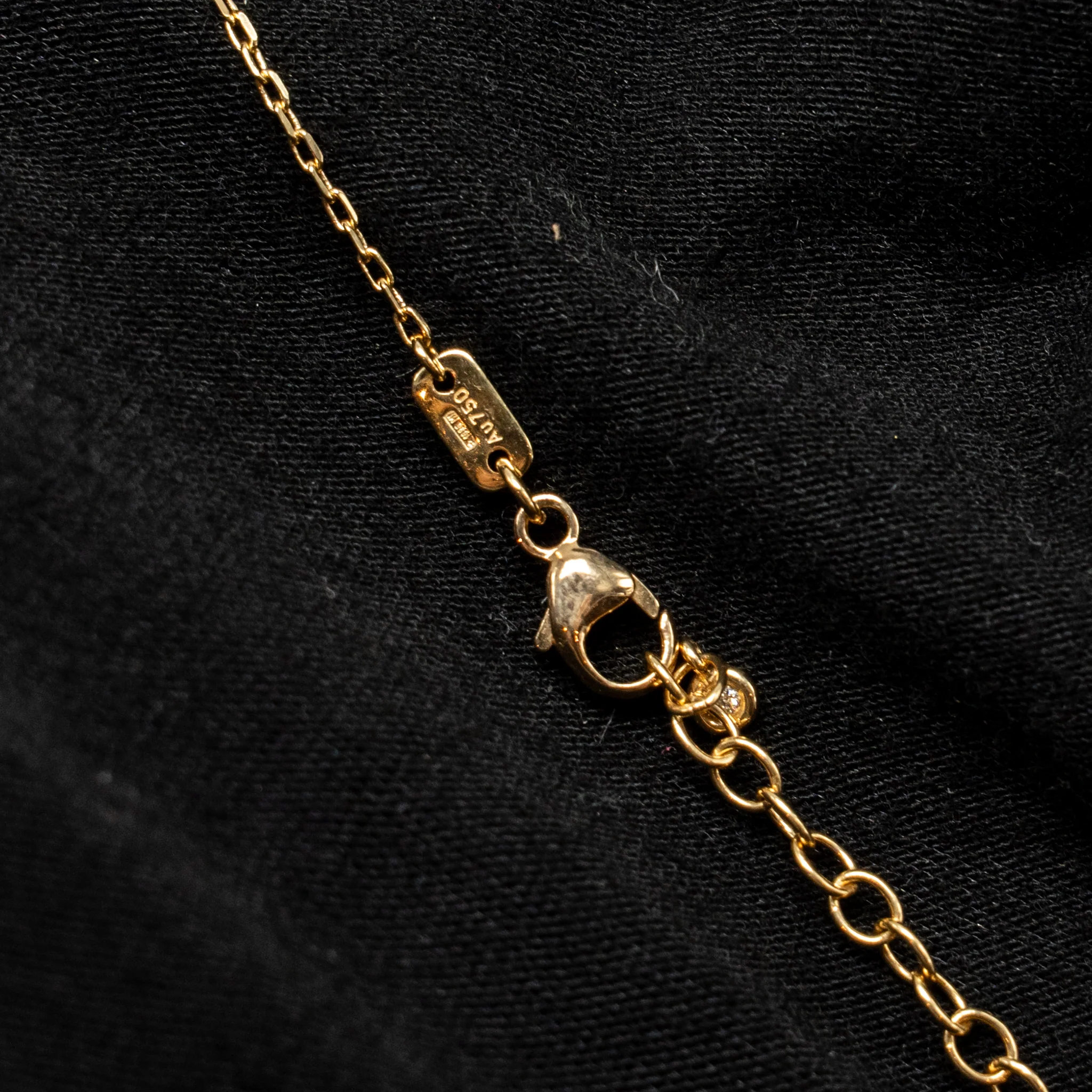 Gucci Double G Necklace Yellow Gold, Diamonds - Image 4