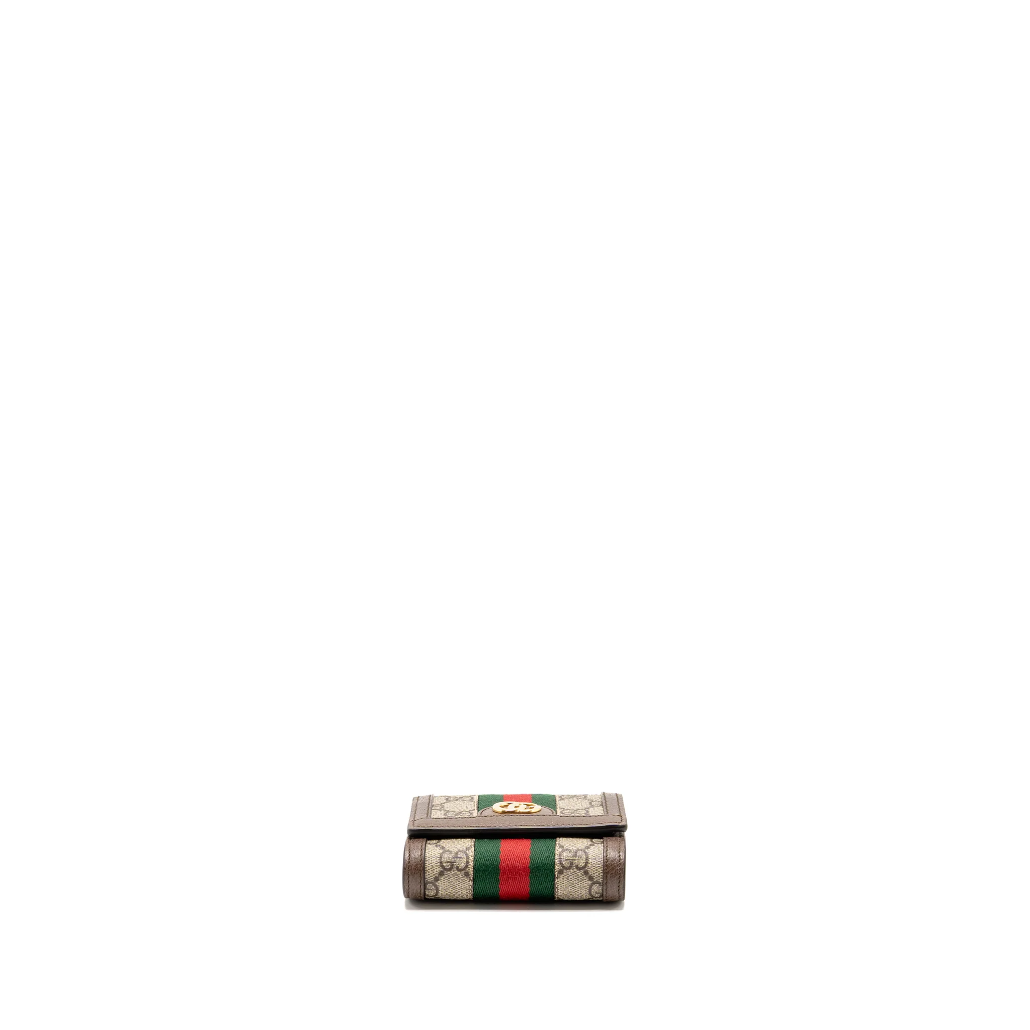 Gucci Ophidia GG compact wallet canvas / calfskin brown GHW - Image 5
