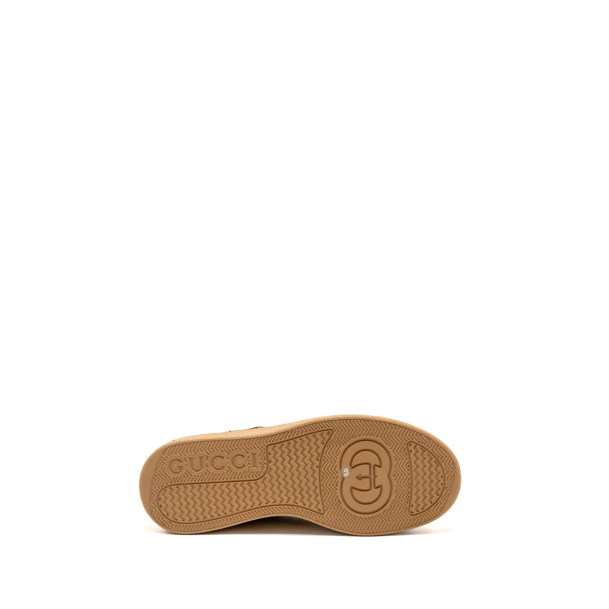 Gucci Size 10.5 Sneaker GG Supreme Canvas/Leather Brown - Image 7