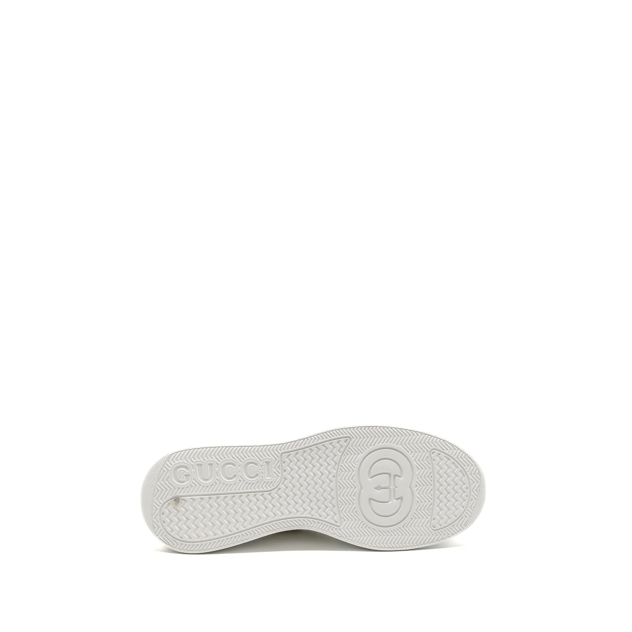 Gucci size 10.5 GG trainer supreme canvas white - Image 7