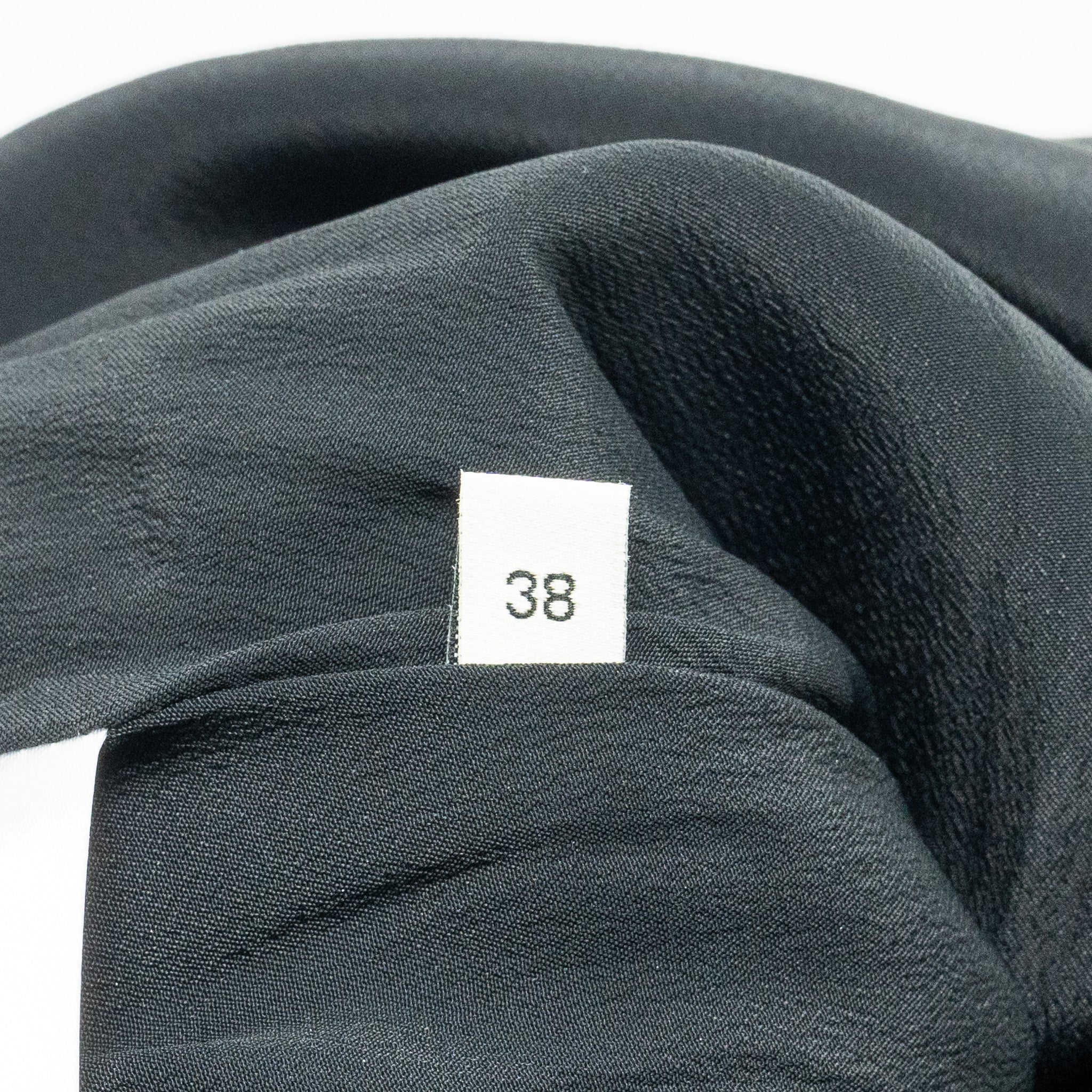 Gucci Size 38 GG Belt A-Line Skirt Silk/Wool Black - Image 6