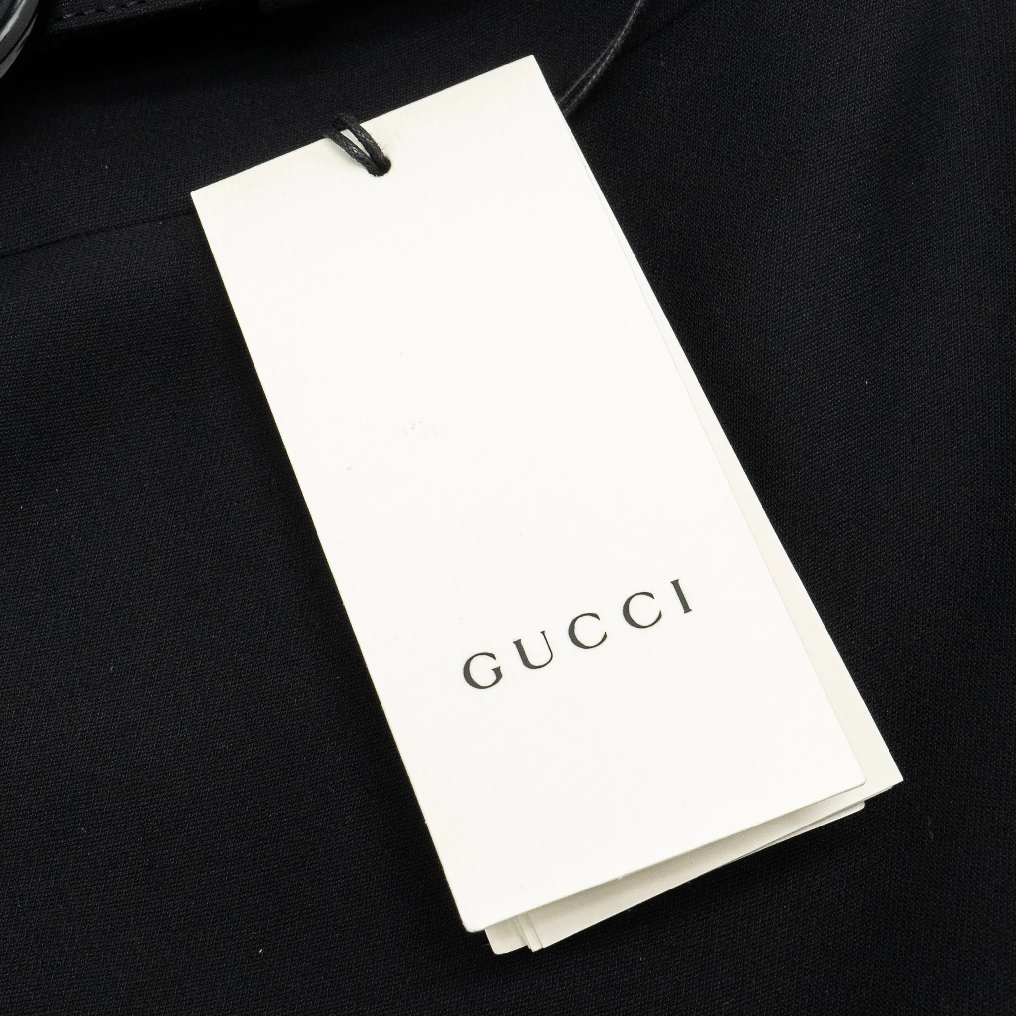 Gucci Size 38 GG Belt A-Line Skirt Silk/Wool Black - Image 8