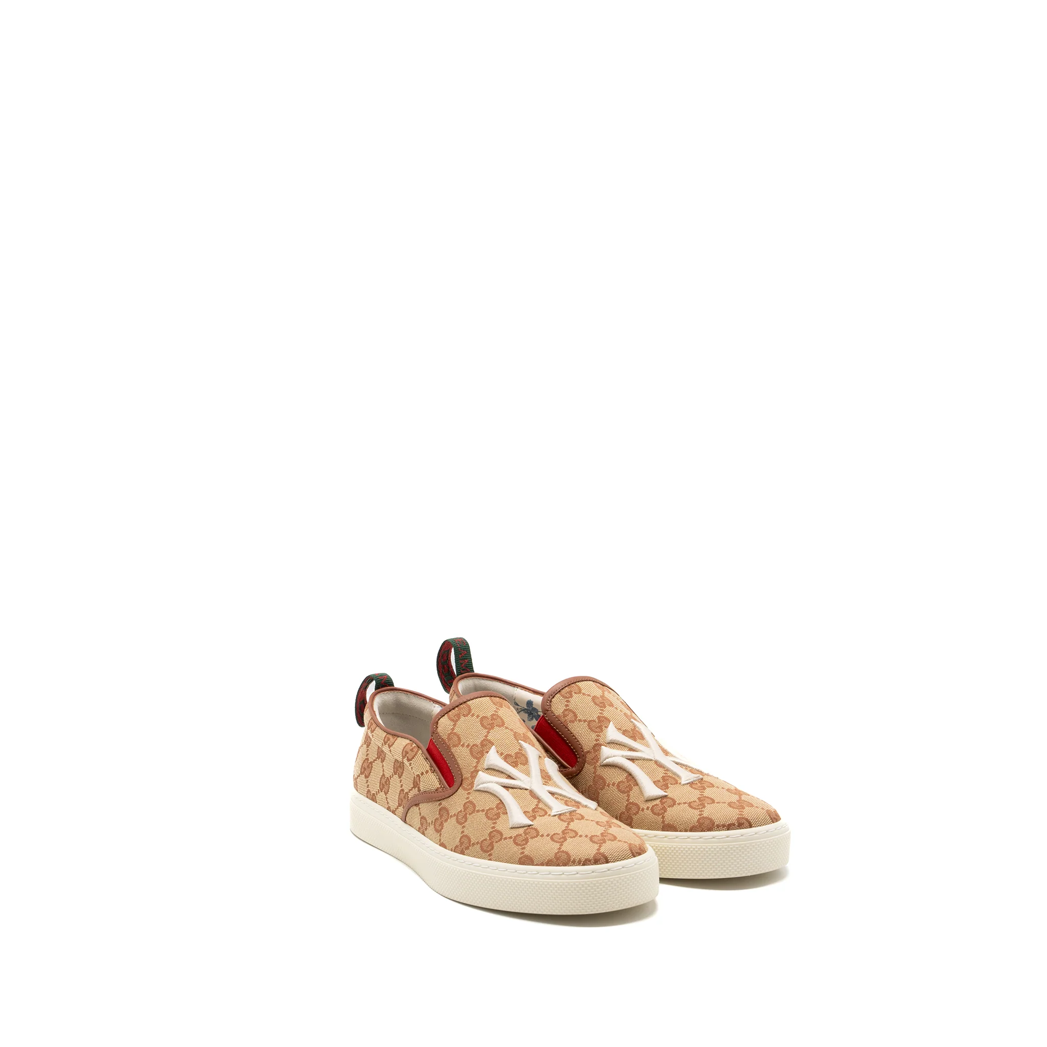 Gucci size 42 GG slip-on sneaker canvas multicolour