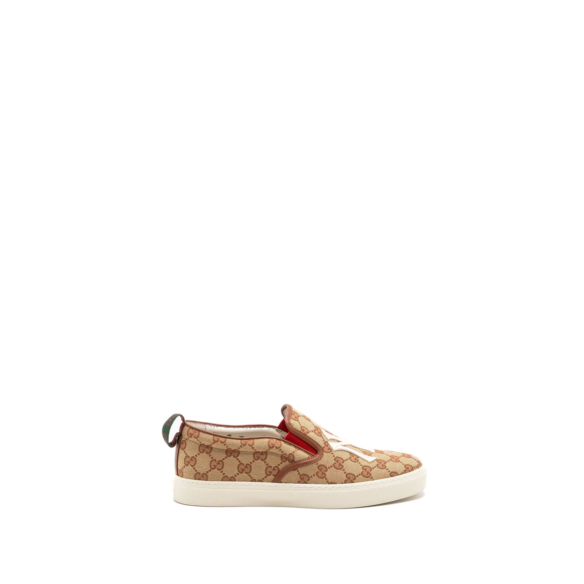 Gucci size 42 GG slip-on sneaker canvas multicolour - Image 5