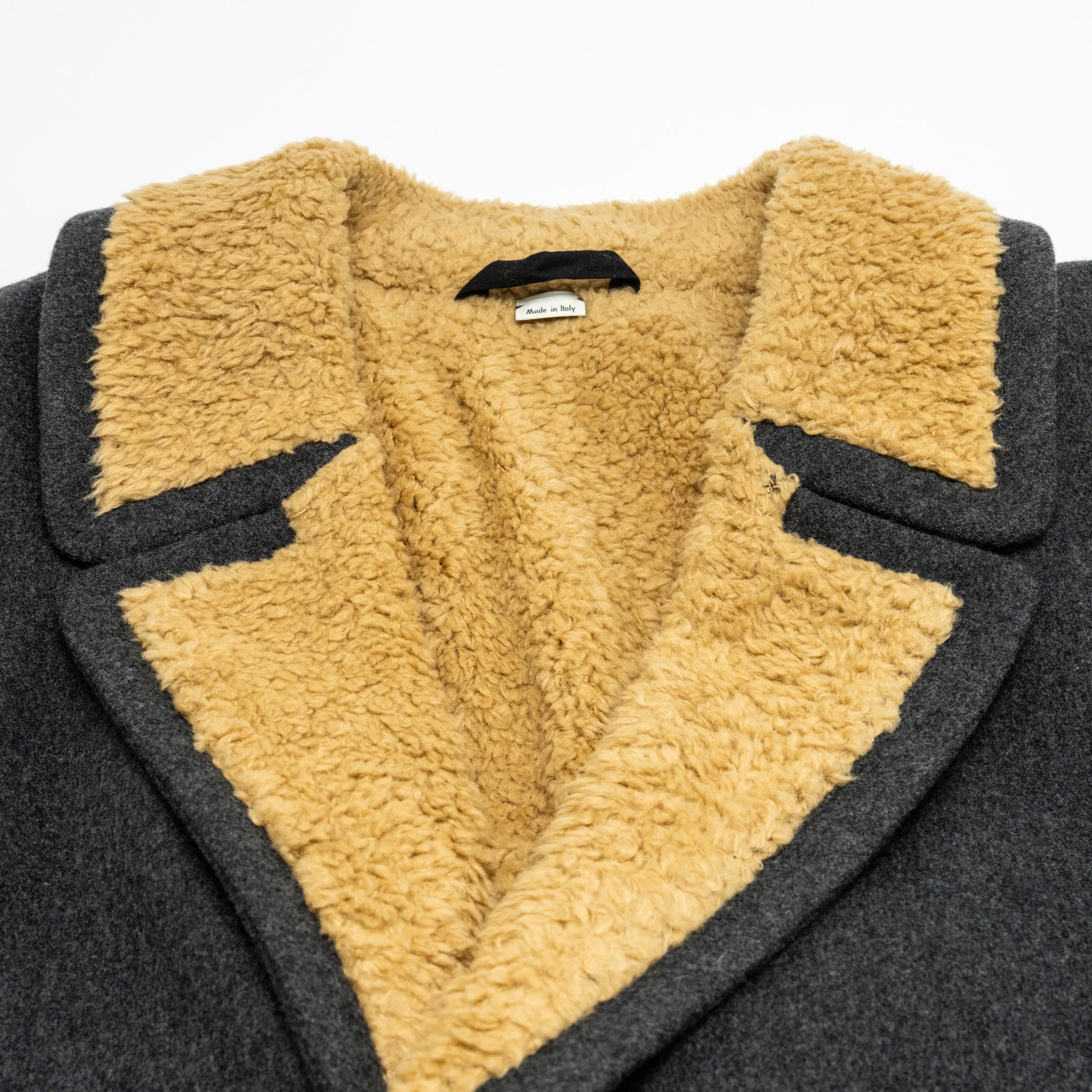Gucci Size 48 Wool Coat Dark Grey - Image 4