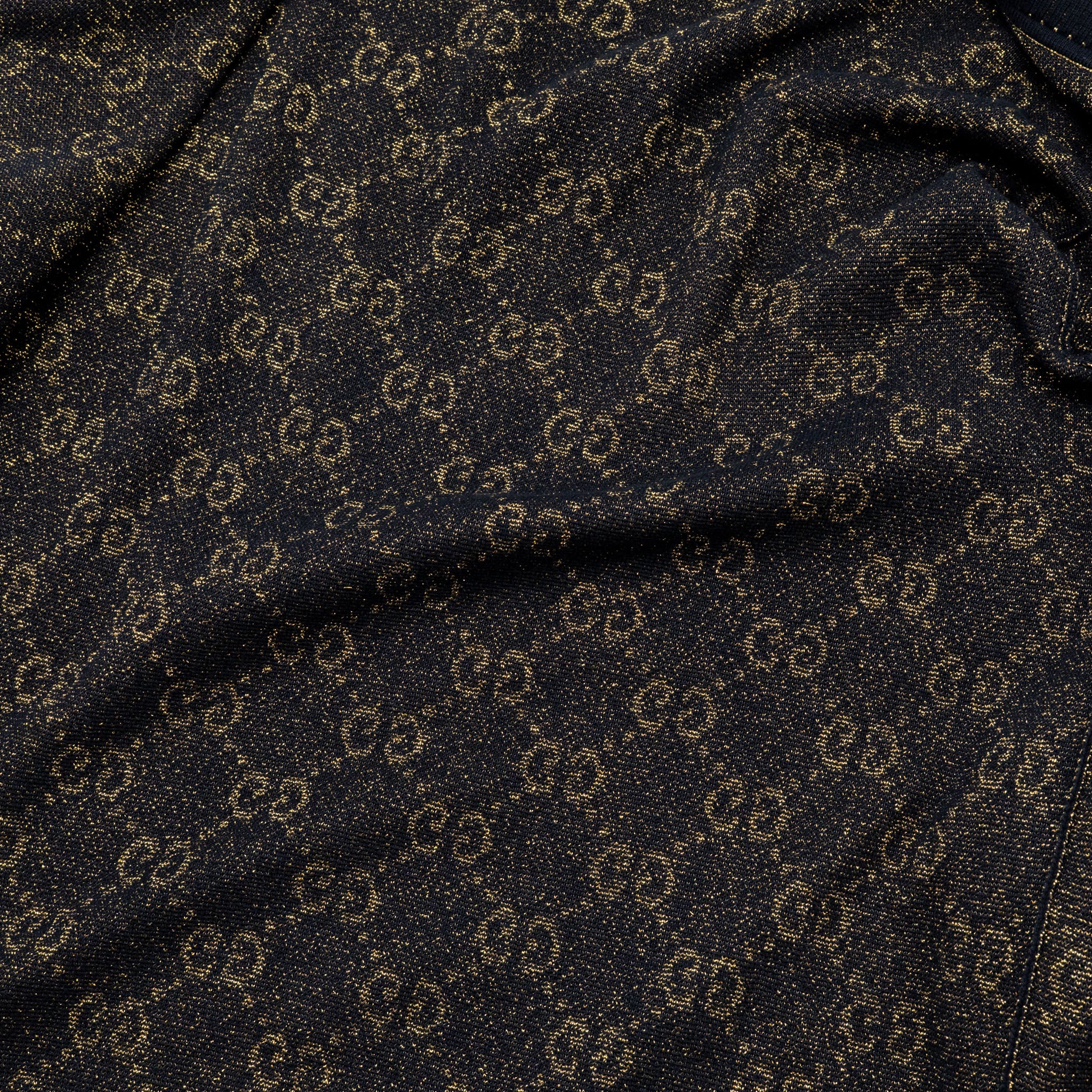 Gucci size S Cardigan cotton navy/gold - Image 5