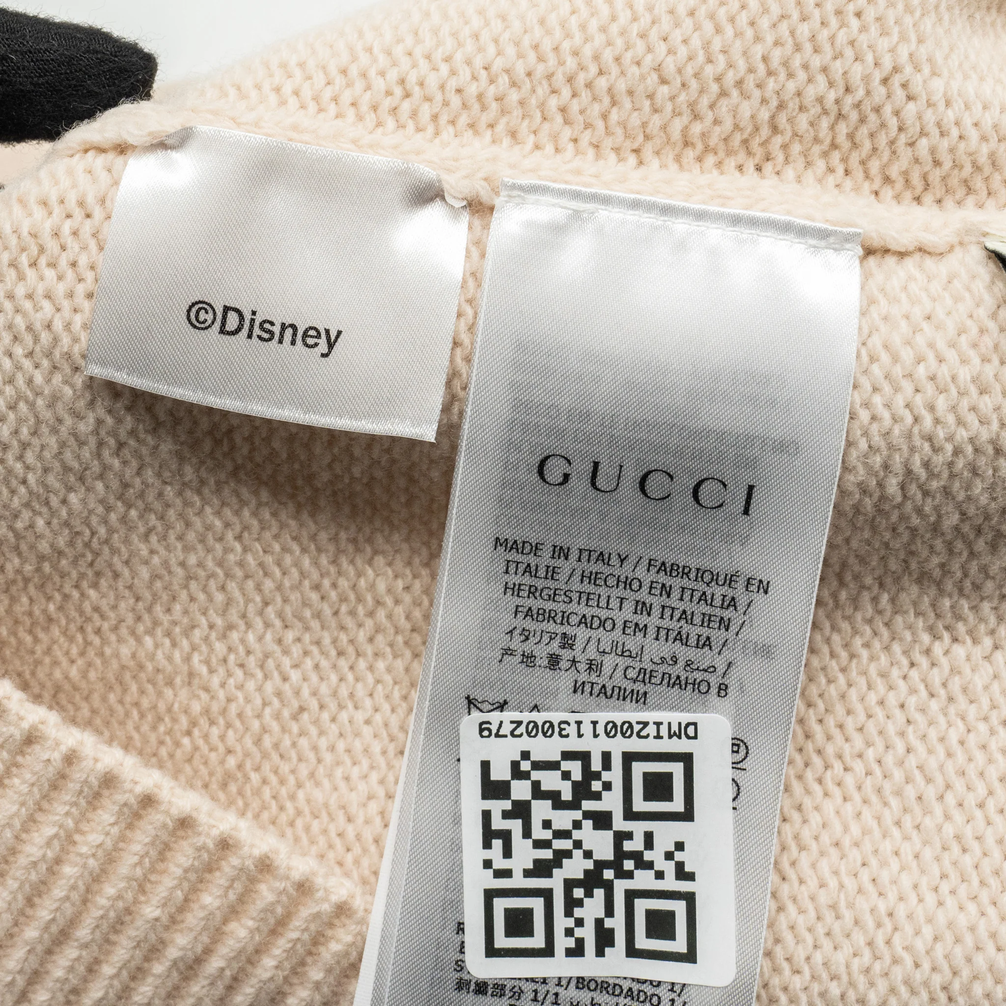 Gucci Size S Disney Limited Edition Mickey Mouse Sweater Wool Light Pink/Multicolour - Image 7