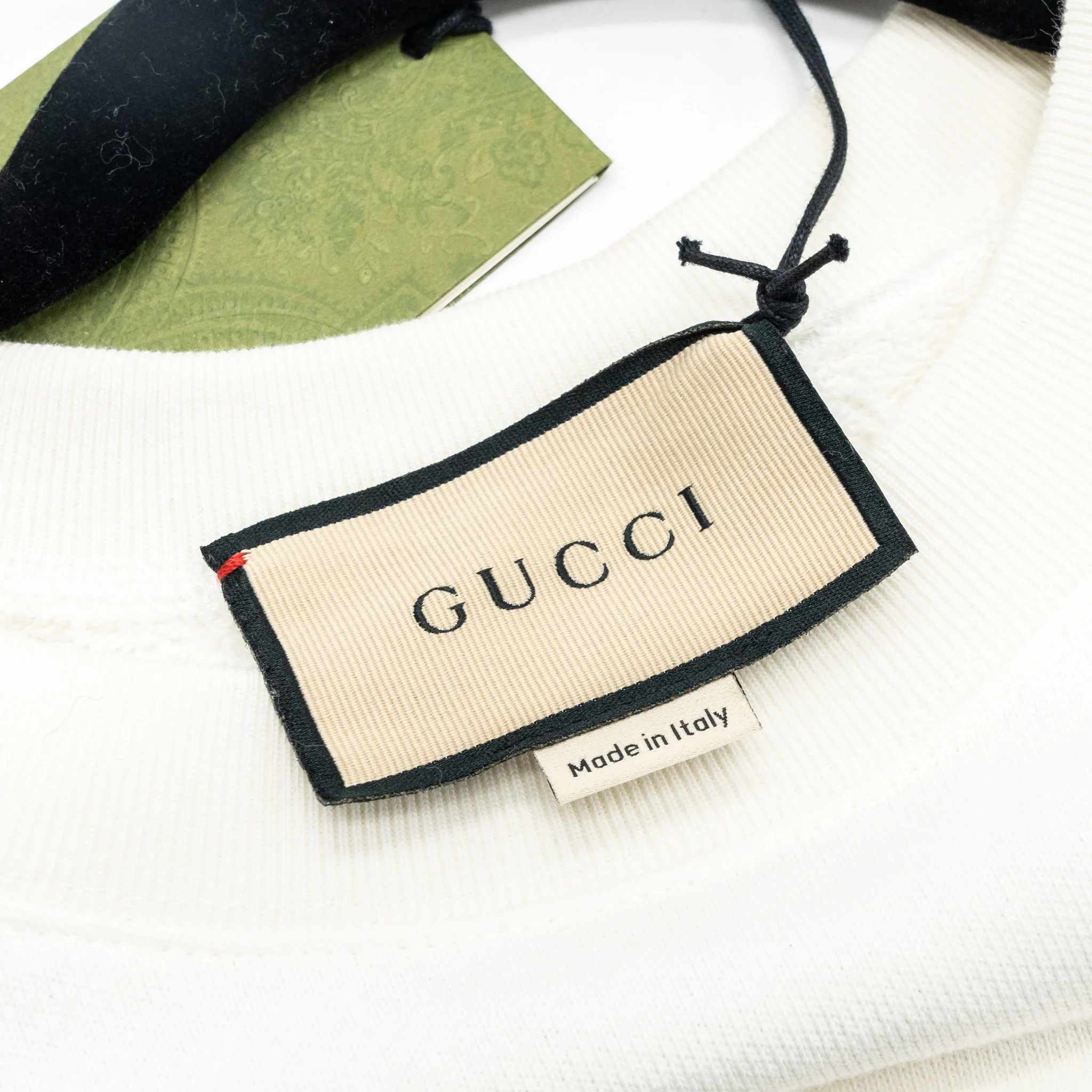 Gucci Size XXS Shooting Star Print Cotton Sweatshirt White - Image 5